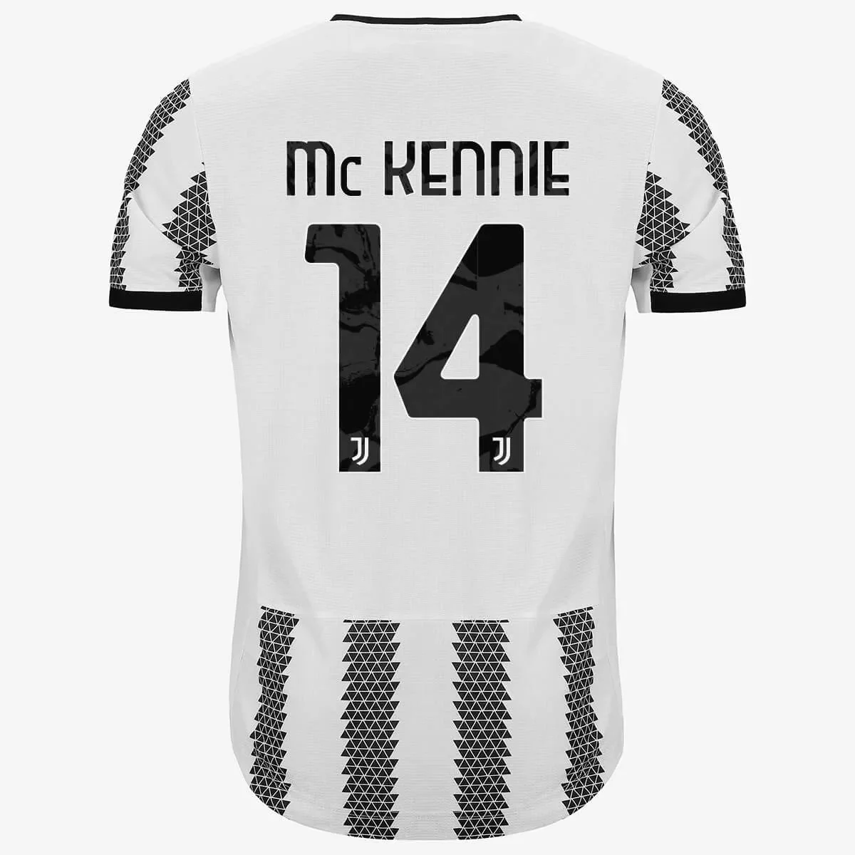 adidas 22-23 Juventus Authentic Home Jersey - White-Black - Image 5