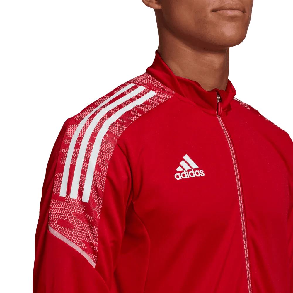 adidas Condivo 21 Track jacket - Red-White - Image 3