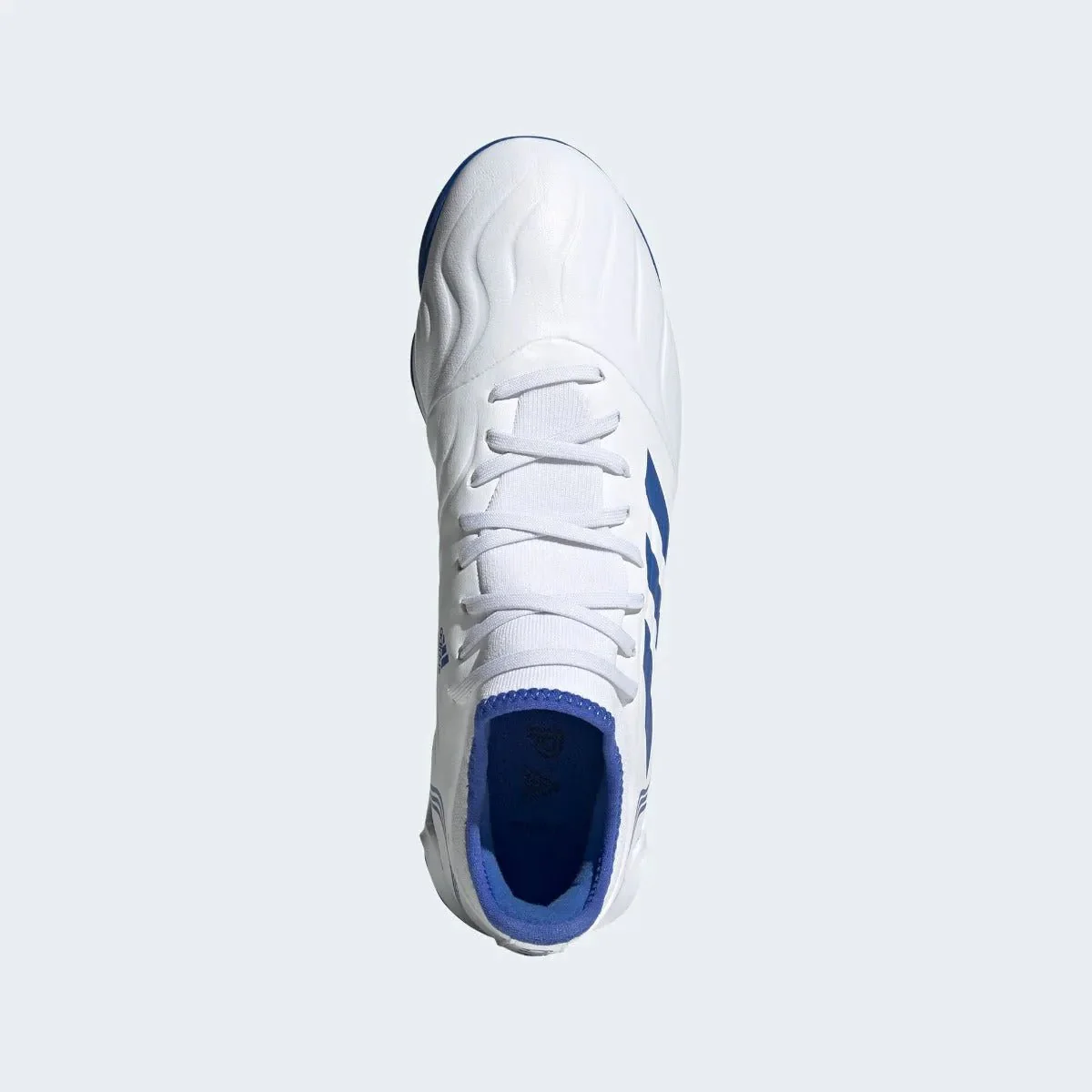 adidas Copa Sense .3 Turf - White-Hi Res Blue - Image 5