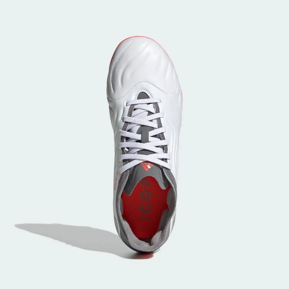 Adidas JR Copa Sense .1 FG - White-Grey-Solar Red - Image 5