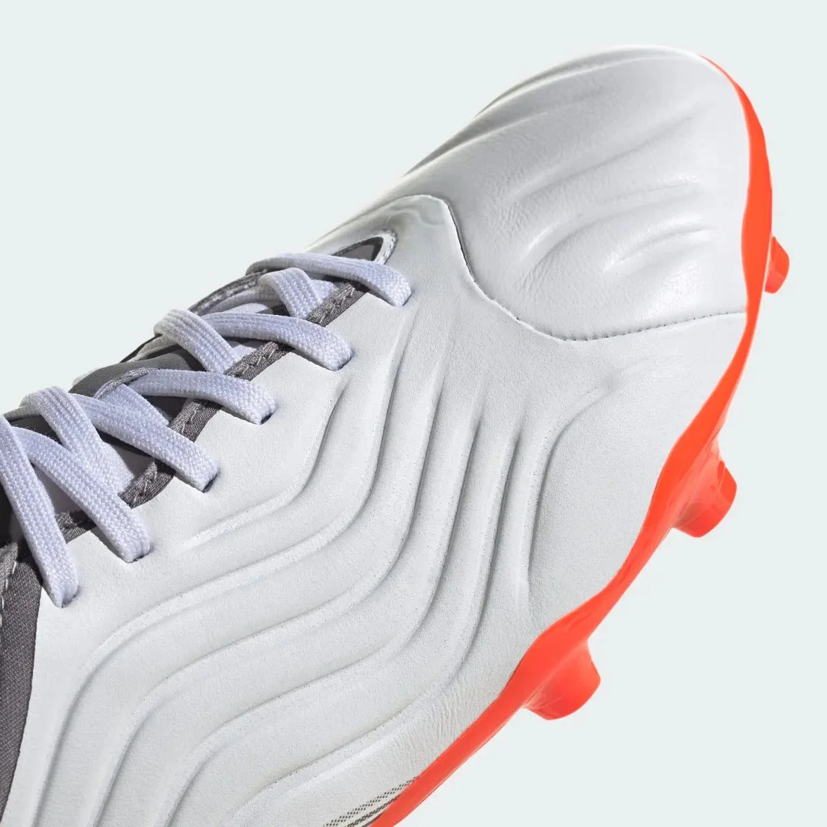 Adidas JR Copa Sense .1 FG - White-Grey-Solar Red - Image 7