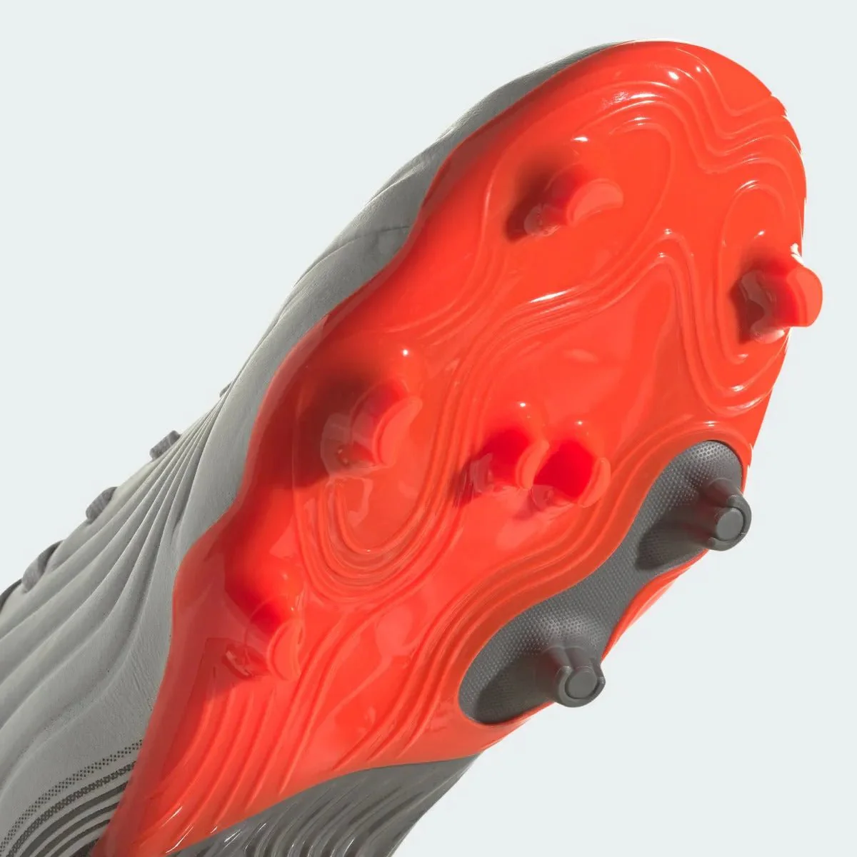 Adidas JR Copa Sense .1 FG - White-Grey-Solar Red - Image 8