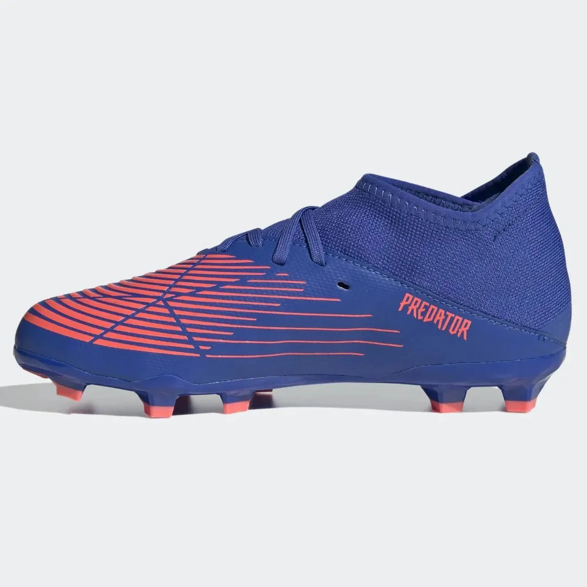 adidas Junior Predator Edge .3 FG - Hi Res Blue-Turbo - Image 2