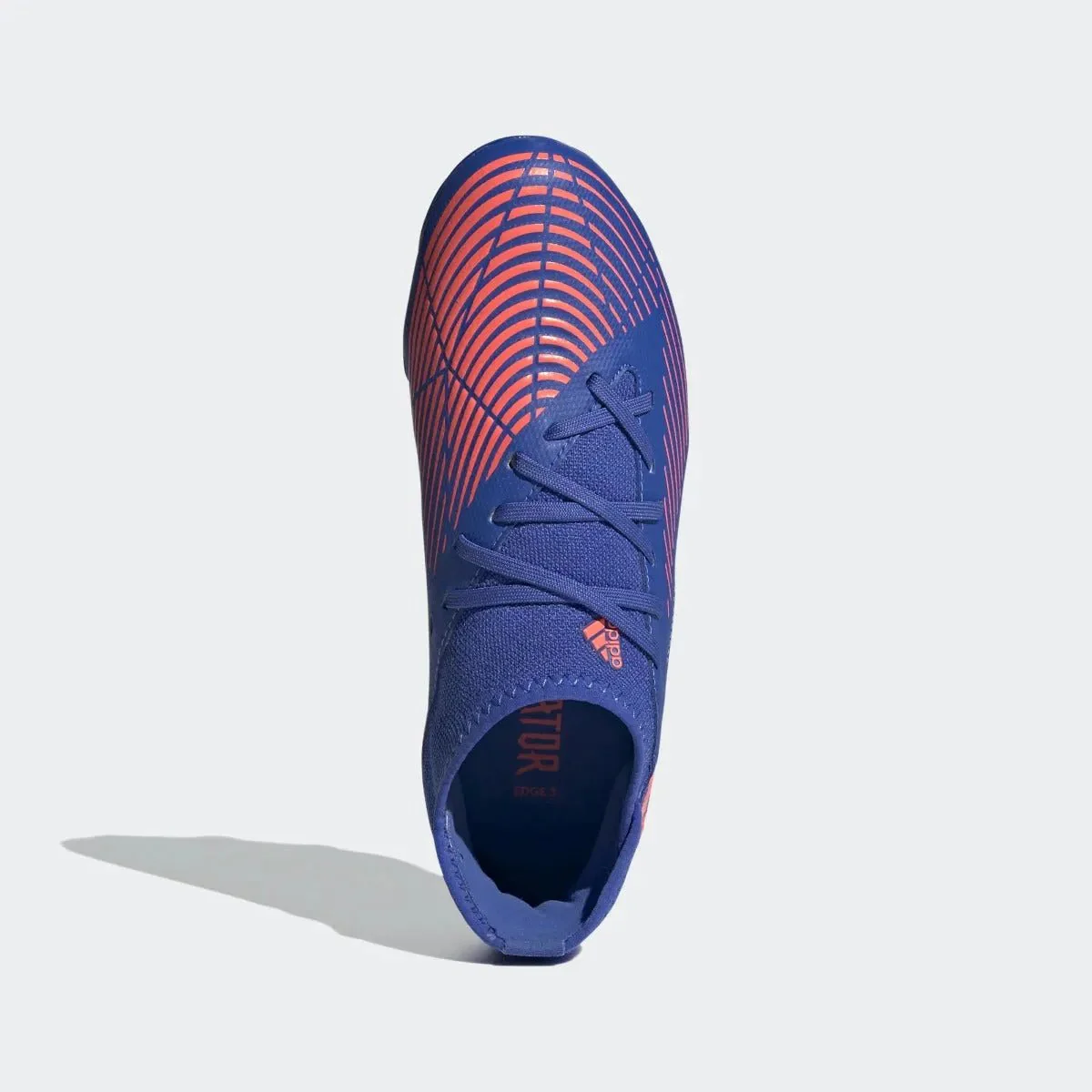 adidas Junior Predator Edge .3 FG - Hi Res Blue-Turbo - Image 5