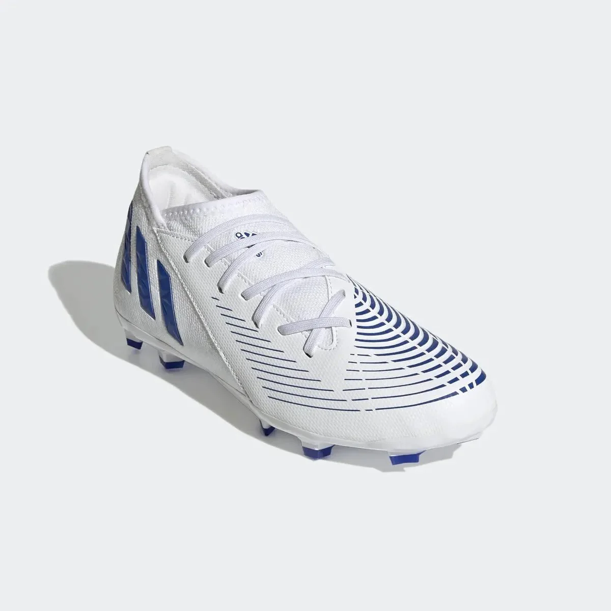 adidas Junior Predator Edge .3 FG - White-Hi Res Blue - Image 3