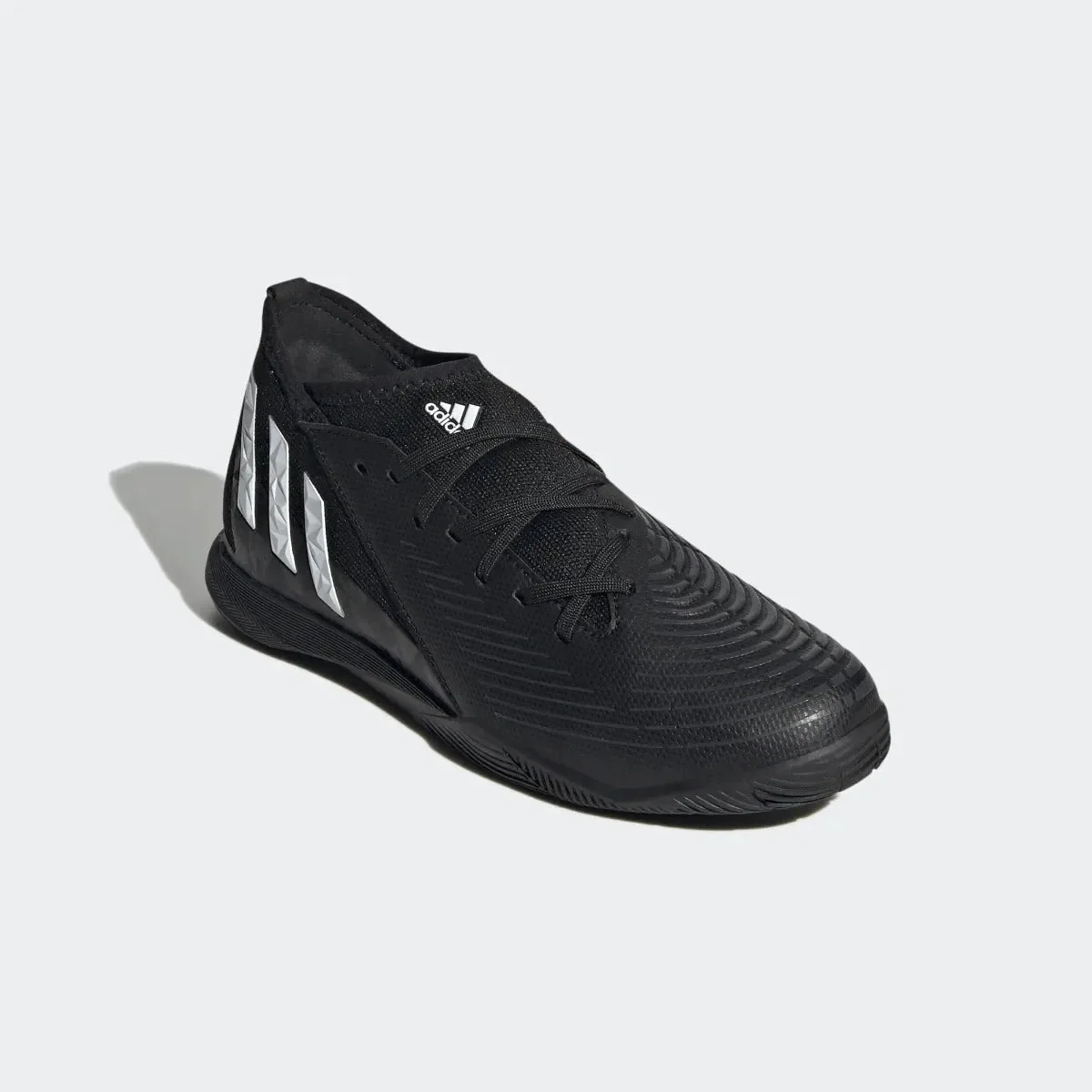 adidas Junior Predator Edge .3 Indoor - Black-White - Image 3
