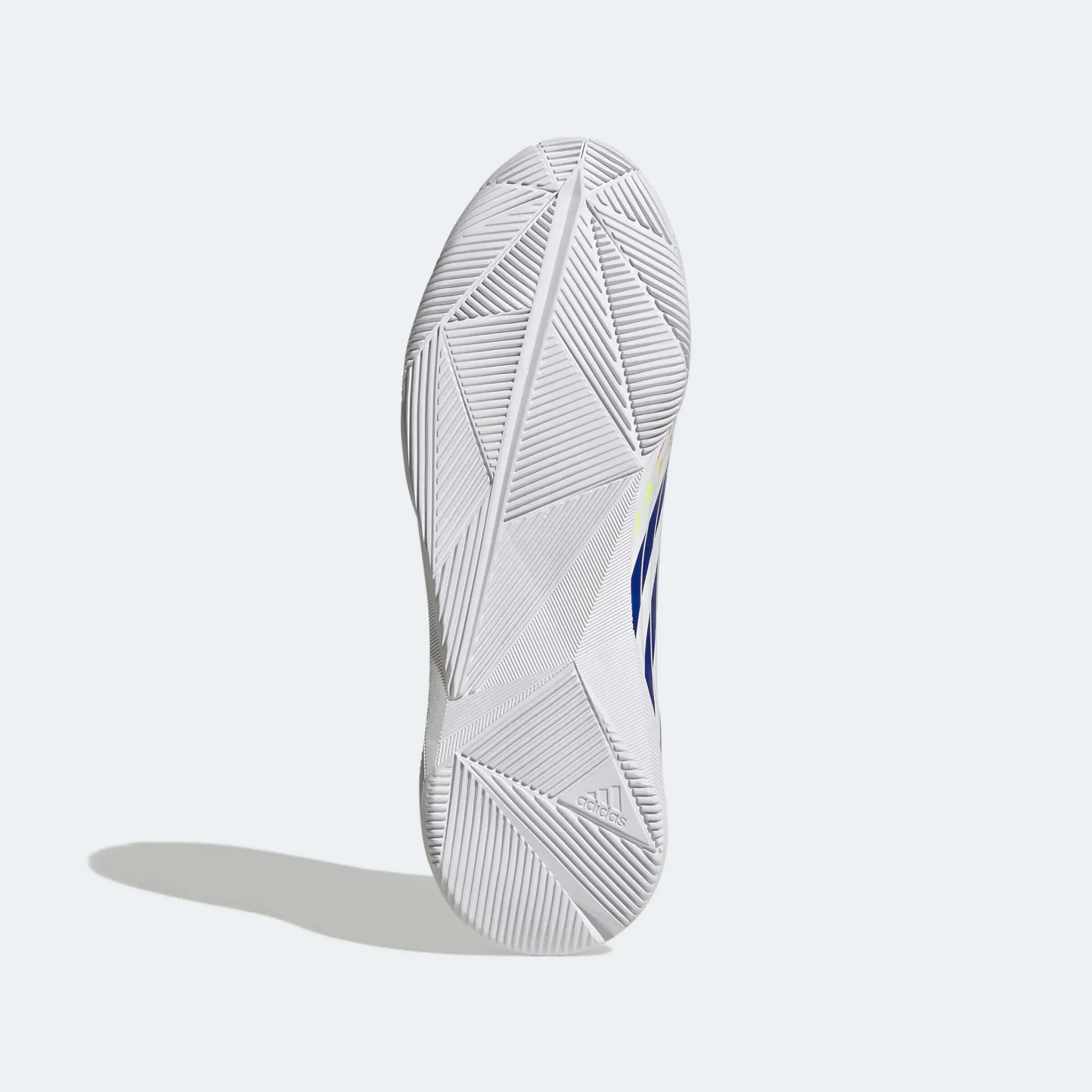 adidas Junior Predator Edge.3 Indoor J - White-Yellow-Blue - Image 6