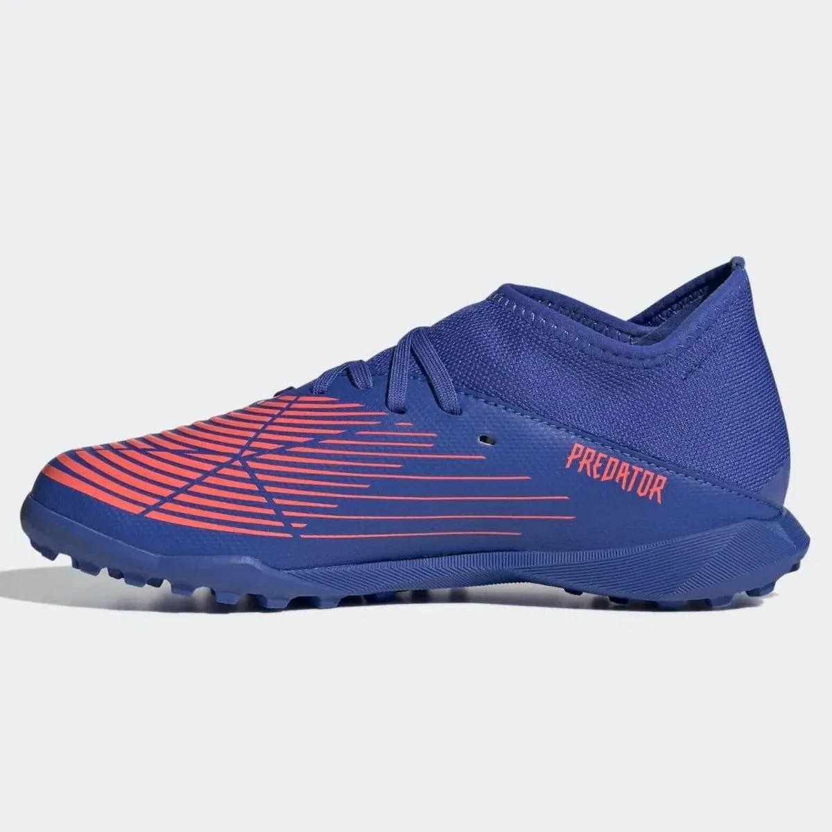 adidas Junior Predator Edge .3 Turf - Hi Res Blue-Turbo - Image 2