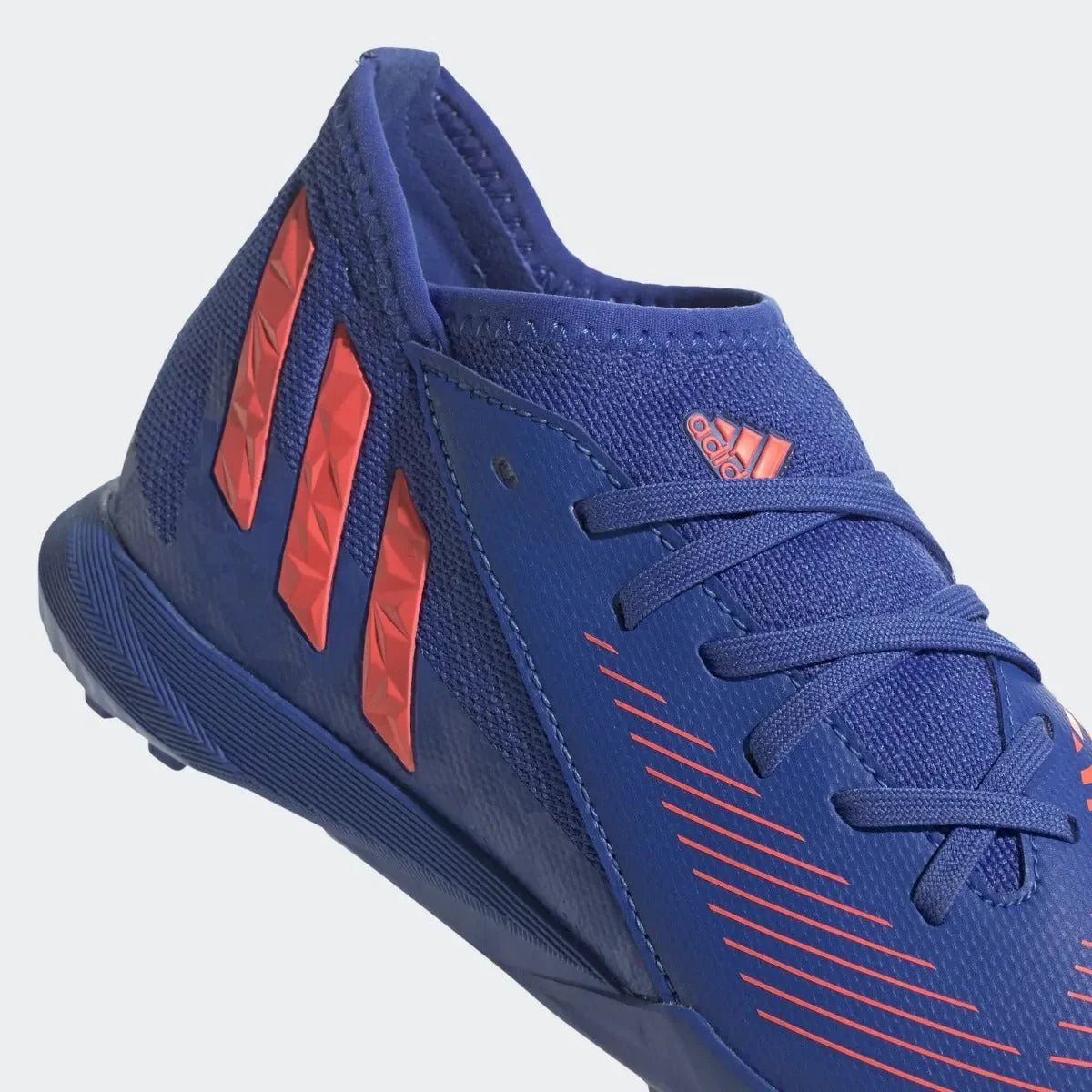 adidas Junior Predator Edge .3 Turf - Hi Res Blue-Turbo - Image 7