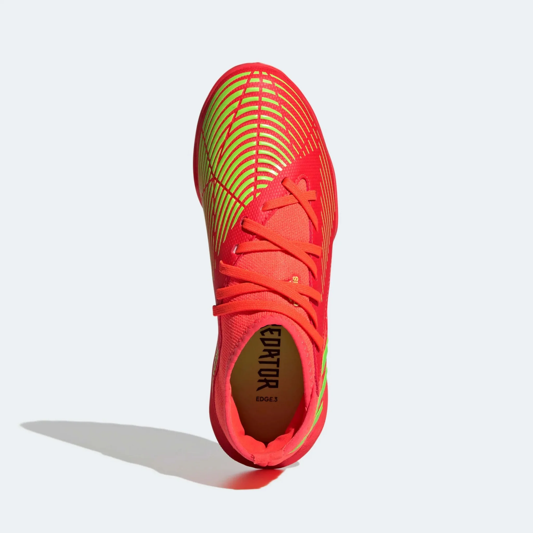 adidas Junior Predator Edge .3 Turf - Solar Red-Solar Green - Image 5