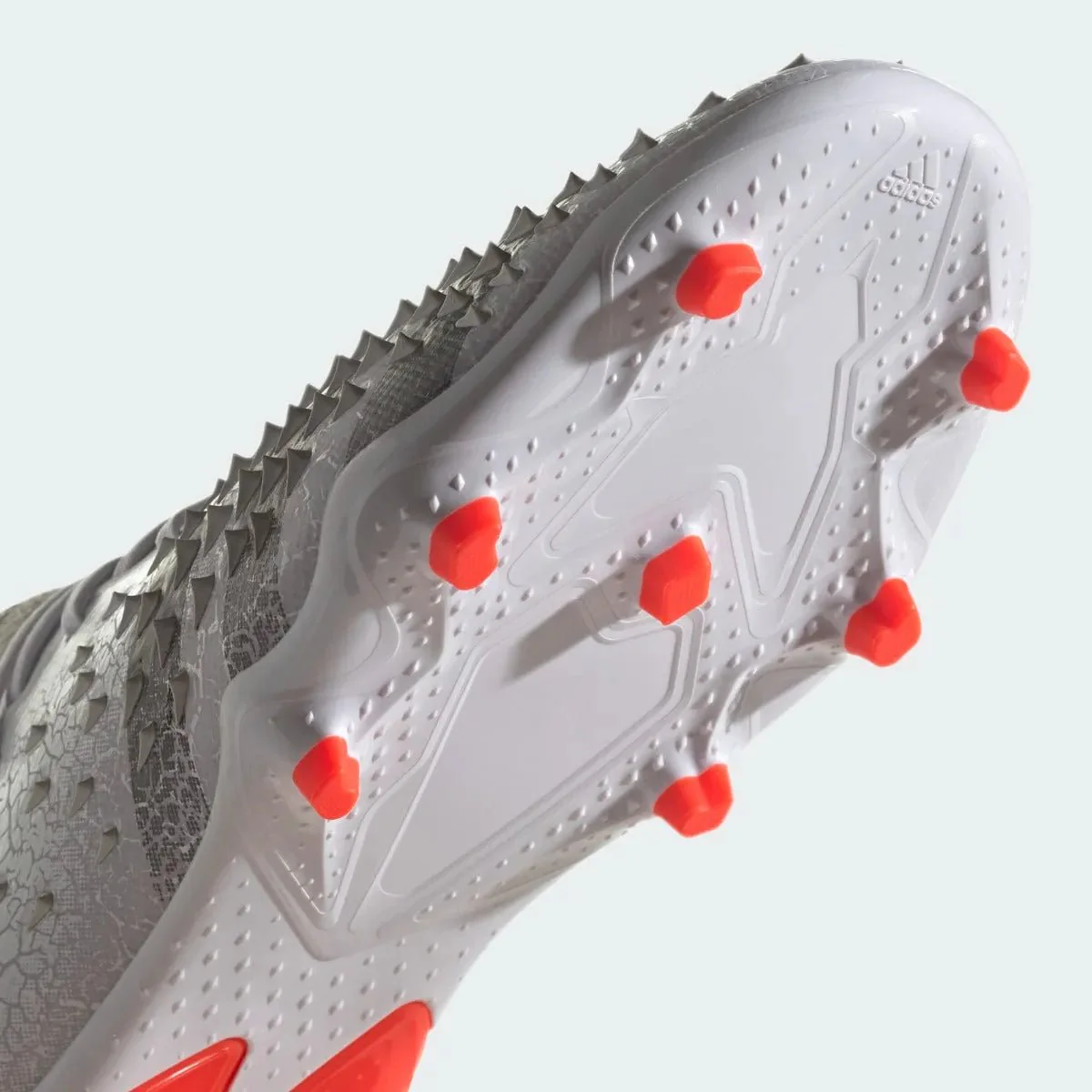 Adidas Junior Predator Freak .1 FG - White-Iron Metallic - Image 8