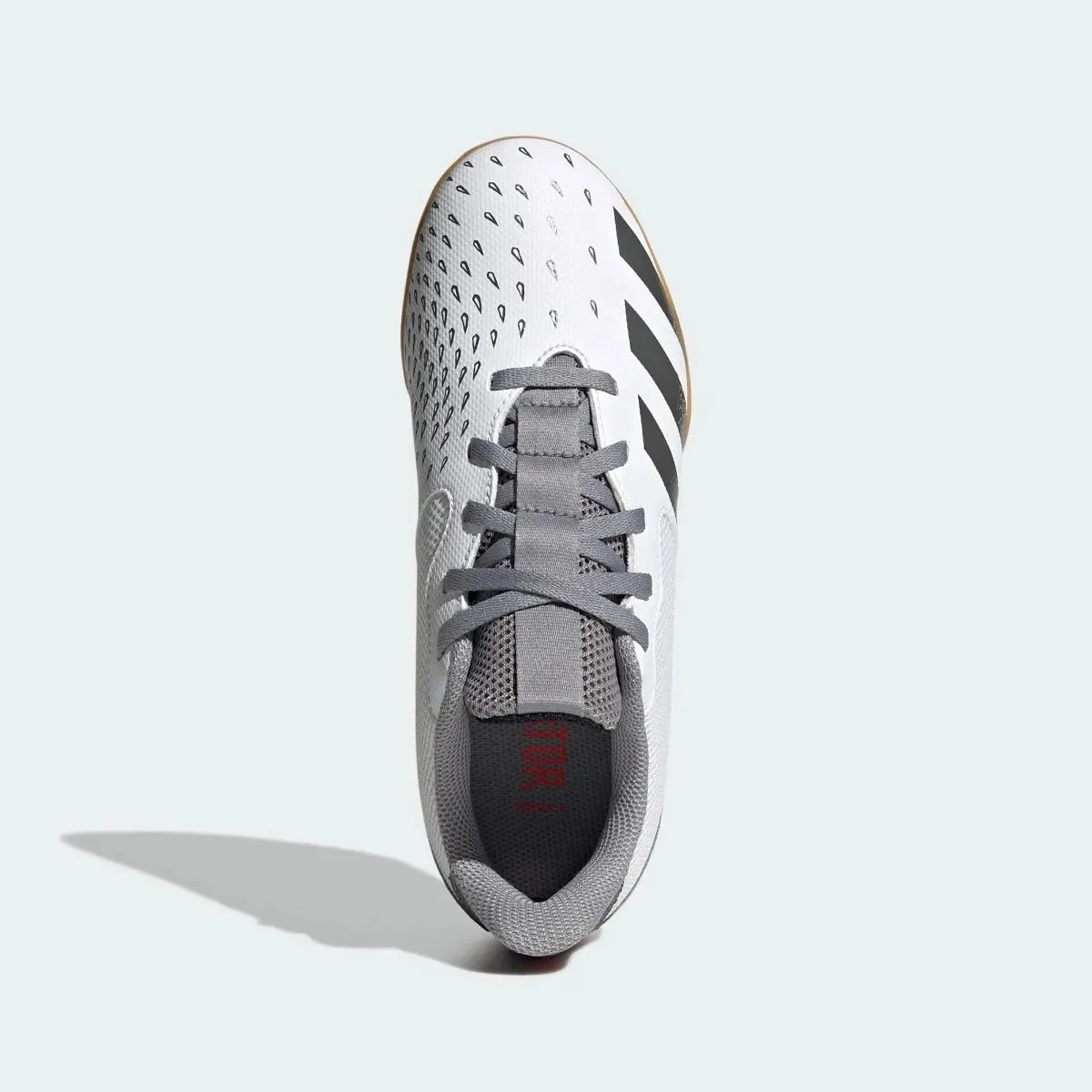 Adidas Junior Predator Freak .4 IN Sala - White-Iron Metallic - Image 5