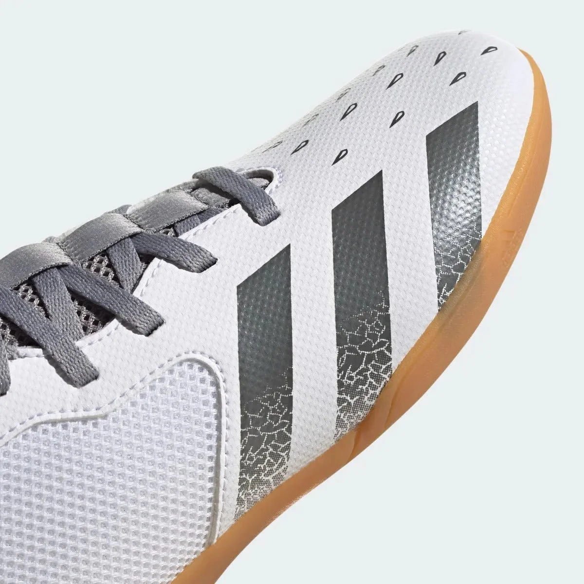 Adidas Junior Predator Freak .4 IN Sala - White-Iron Metallic - Image 7