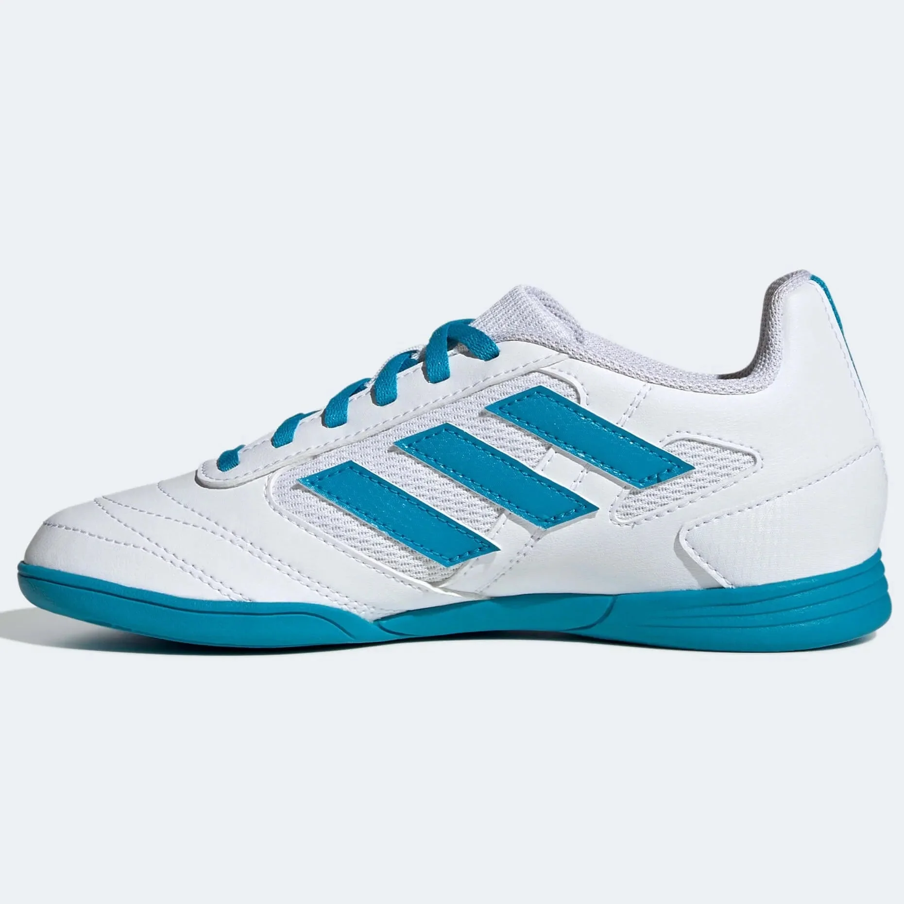 adidas Junior Super Sala 2 J - White - Aqua - Image 2