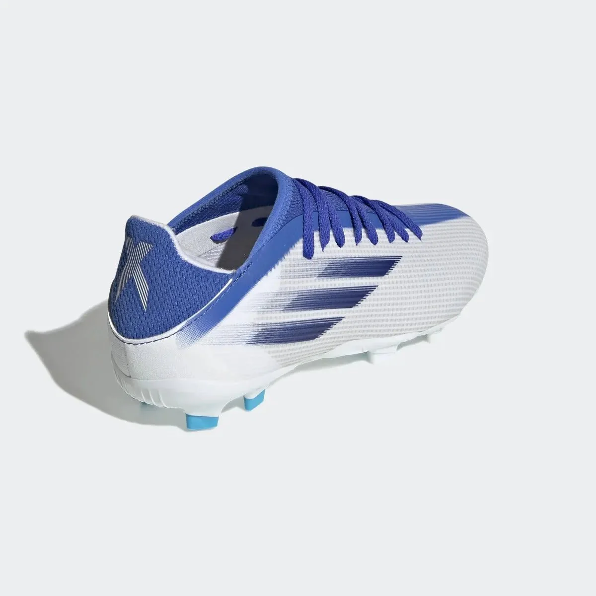 adidas Junior X Speedflow .3 FG - White-Hi Res Blue - Image 4