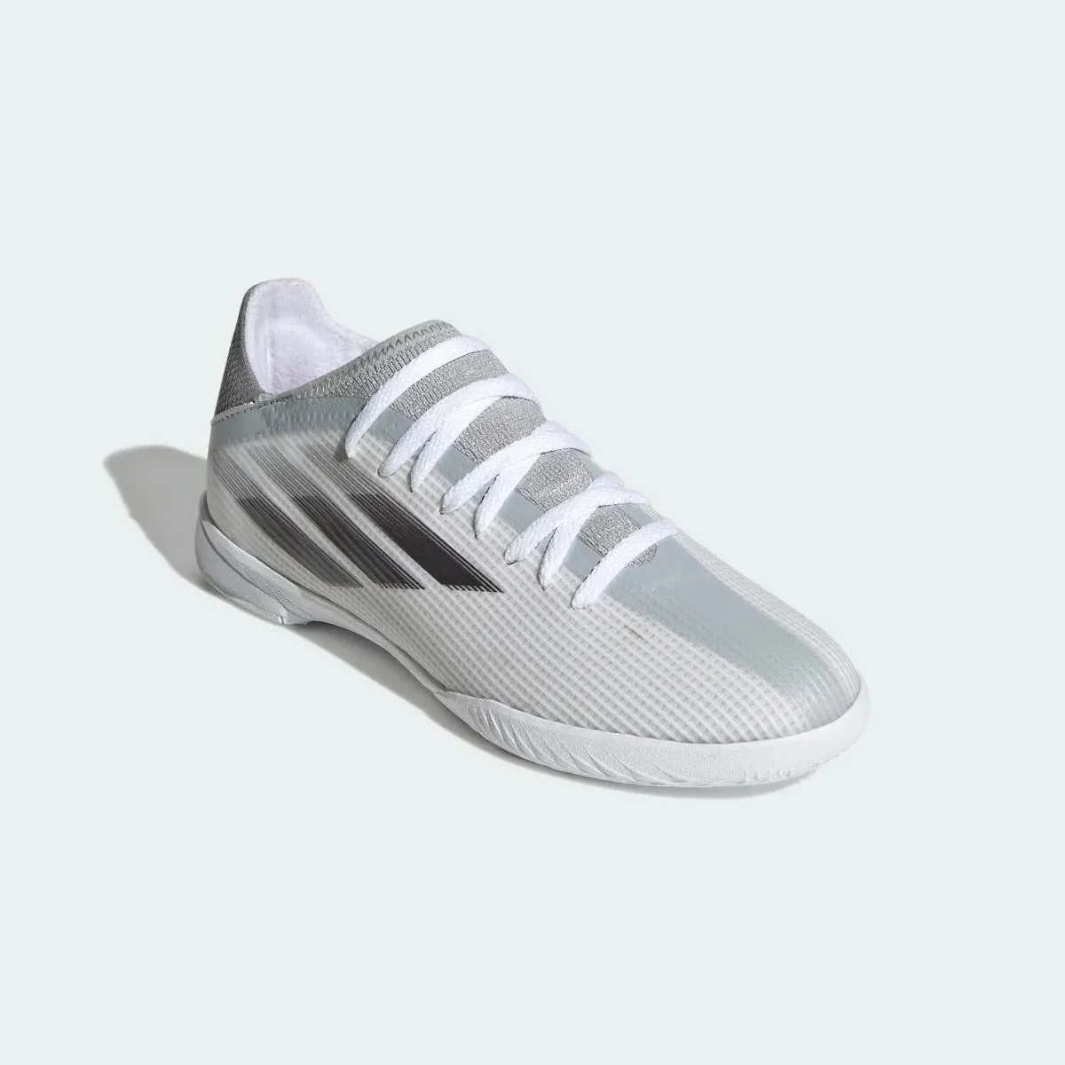 Adidas Junior X Speedflow .3 IN - White-Iron Metallic - Image 3