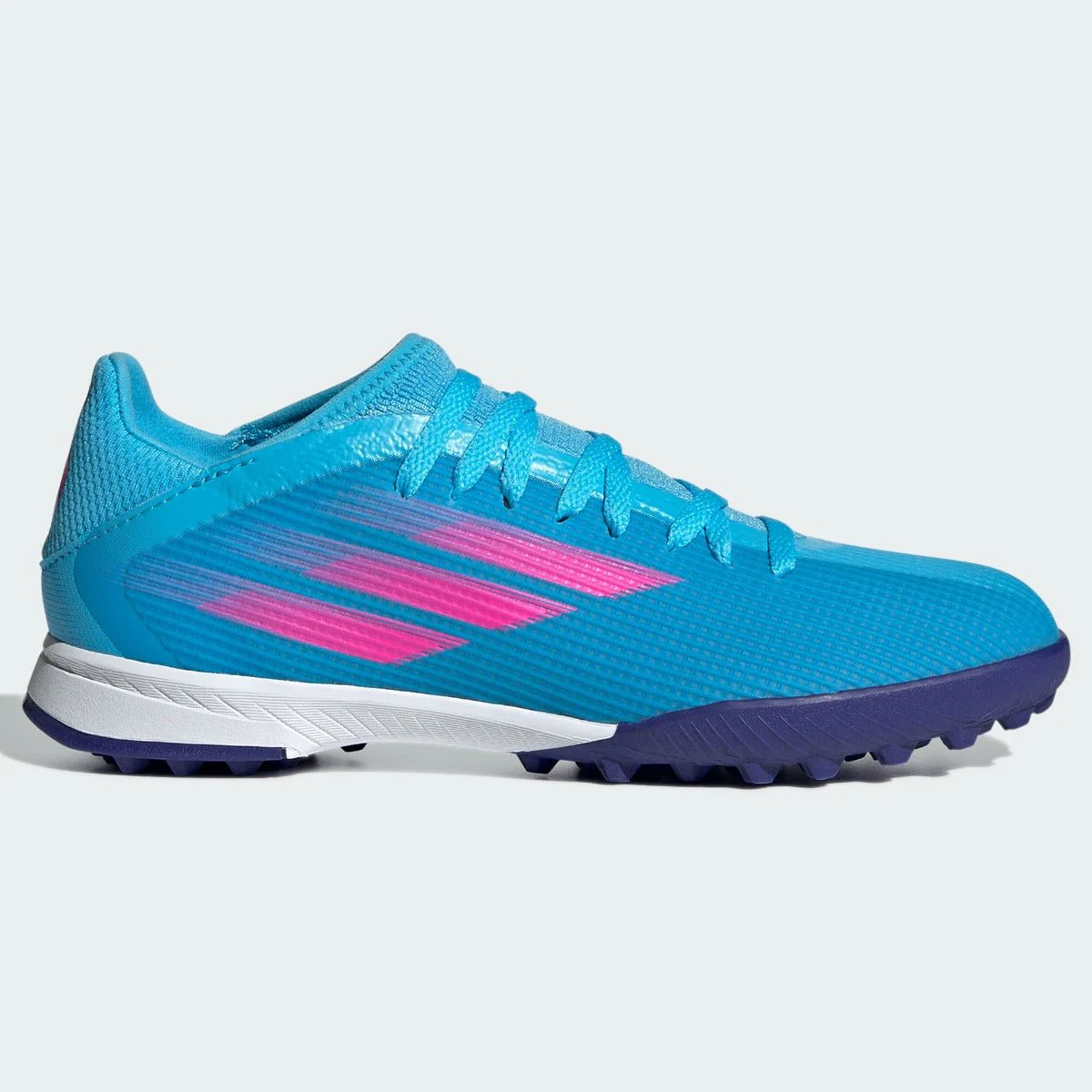 adidas Junior X Speedflow .3 Turf - Sky Rush-Shock Pink
