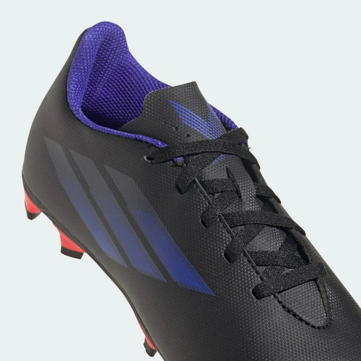 Adidas Junior X Speedflow .4 FxG - Black-Sonic Ink - Image 7