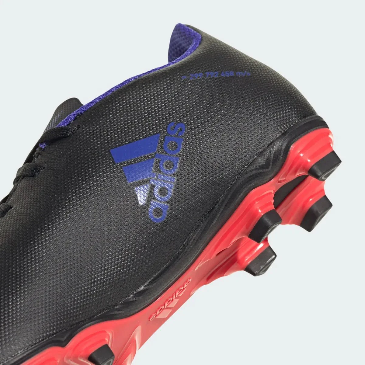 Adidas Junior X Speedflow .4 FxG - Black-Sonic Ink - Image 8
