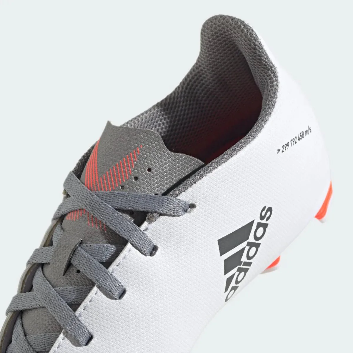 Adidas JR X Speedflow .4 FxG - White-Iron Metallic - Image 7