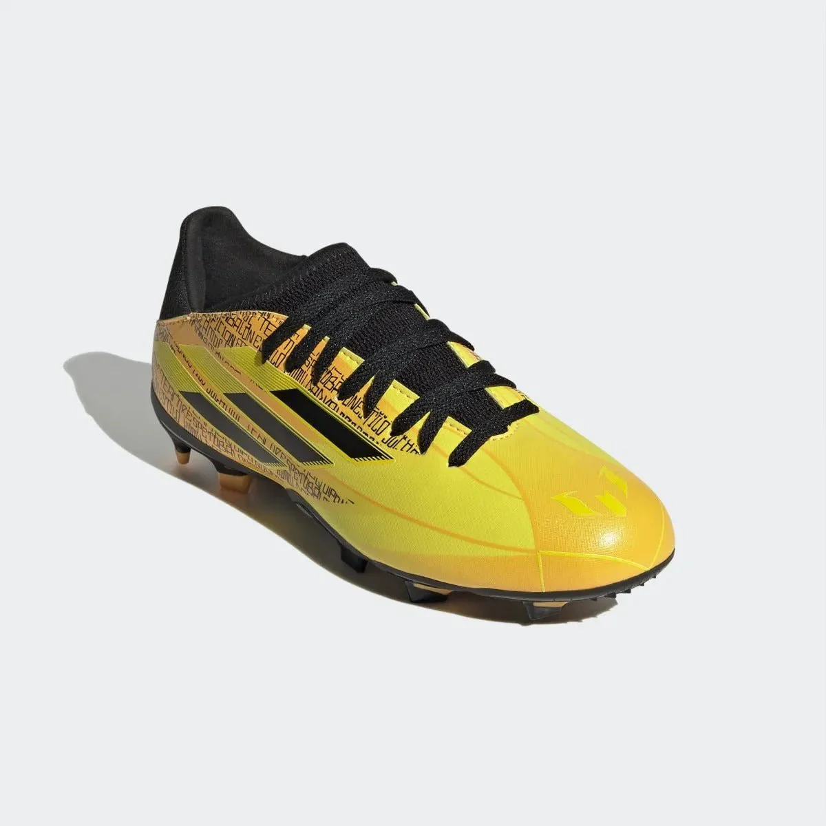 adidas Junior X Speedflow Messi .3 FG - Solar Gold-Black - Image 3
