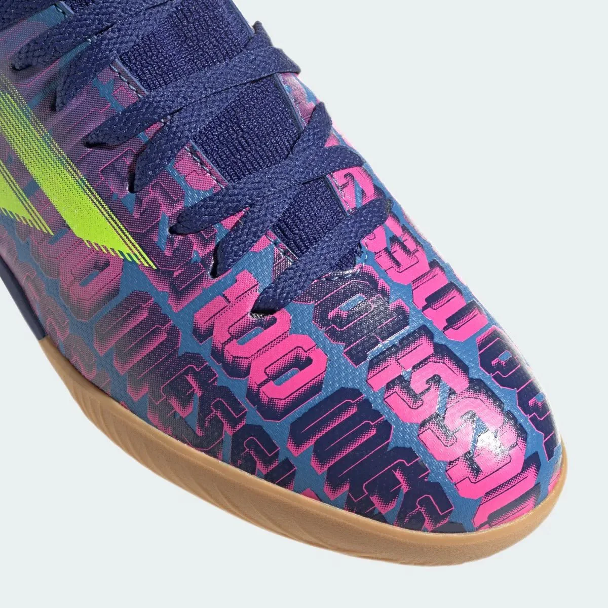 Adidas Junior X Speedflow MESSI .3 IN - Blue-Pink-Yellow - Image 7