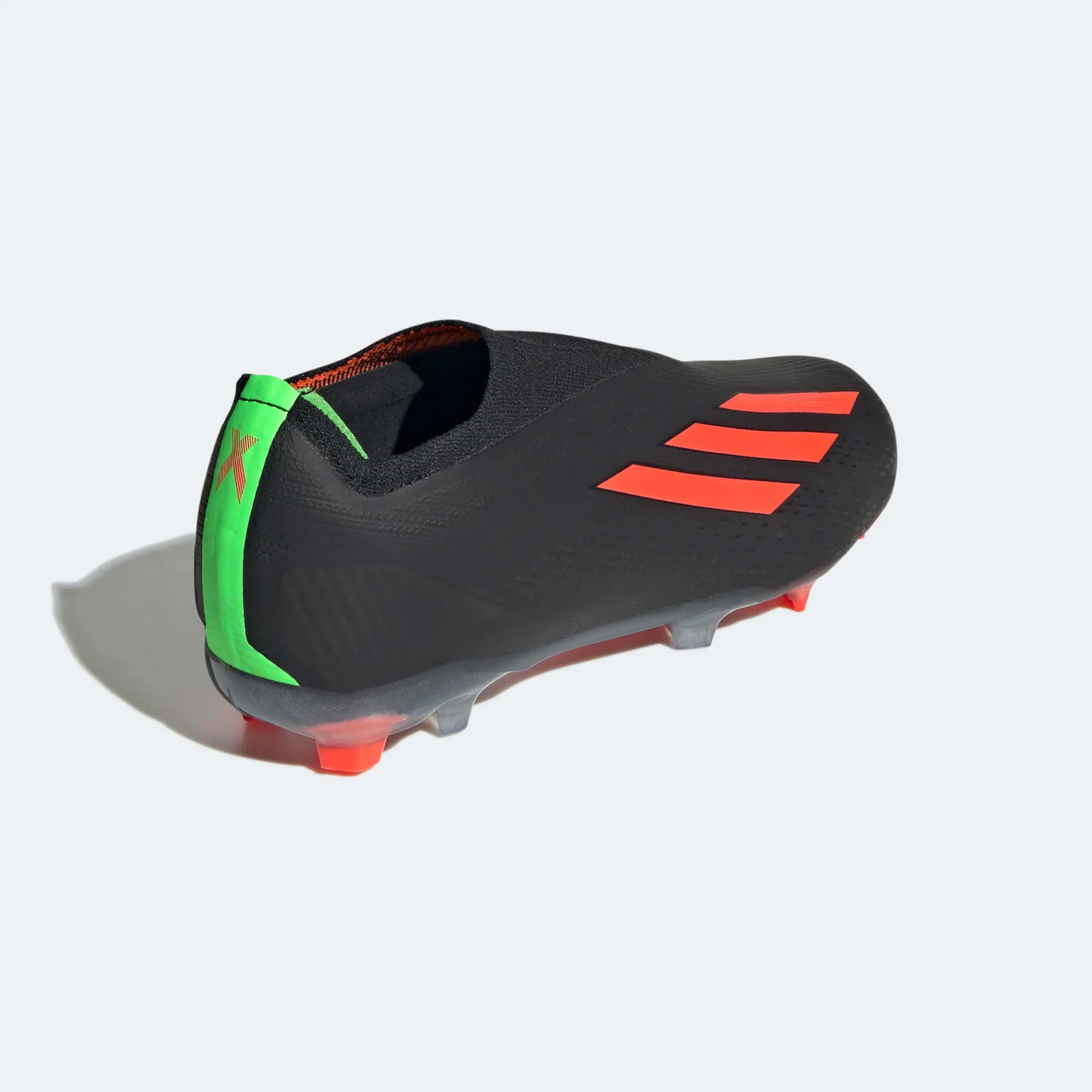 adidas Junior X SpeedPortal + FG - Black-Solar Red - Image 4