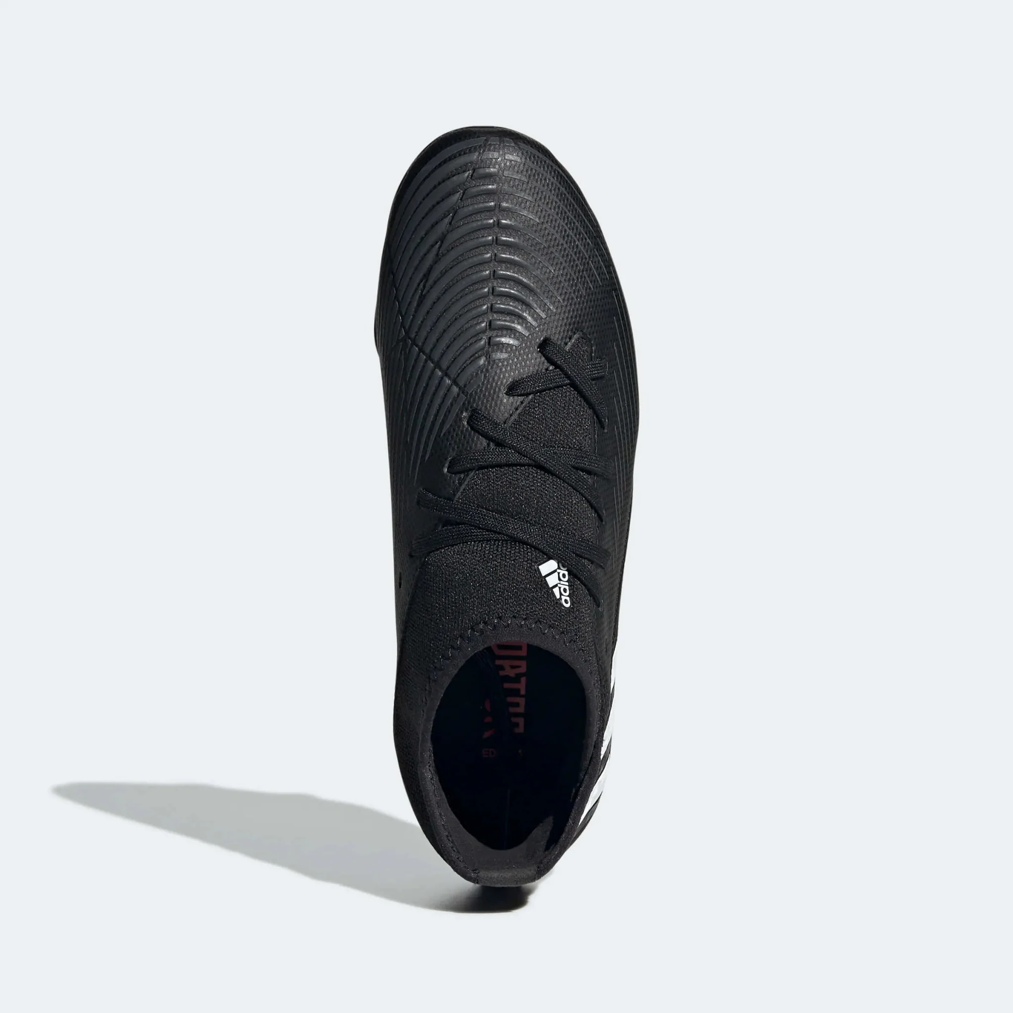 adidas Kids Predator Edge .3 FG - Black-White - Image 5