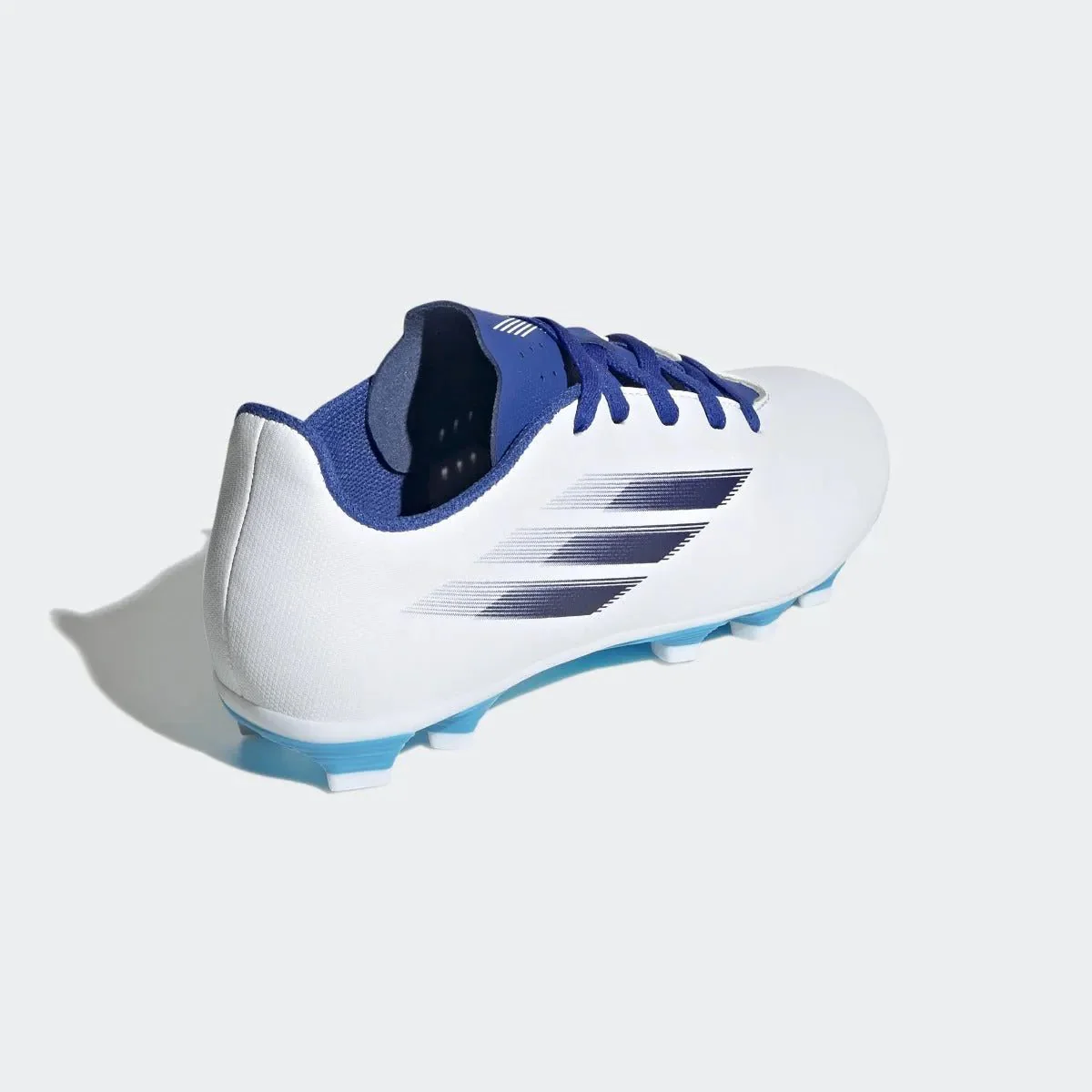 adidas Kids X Speedflow .4 FxG - White-Indigo-Sky Rush - Image 4