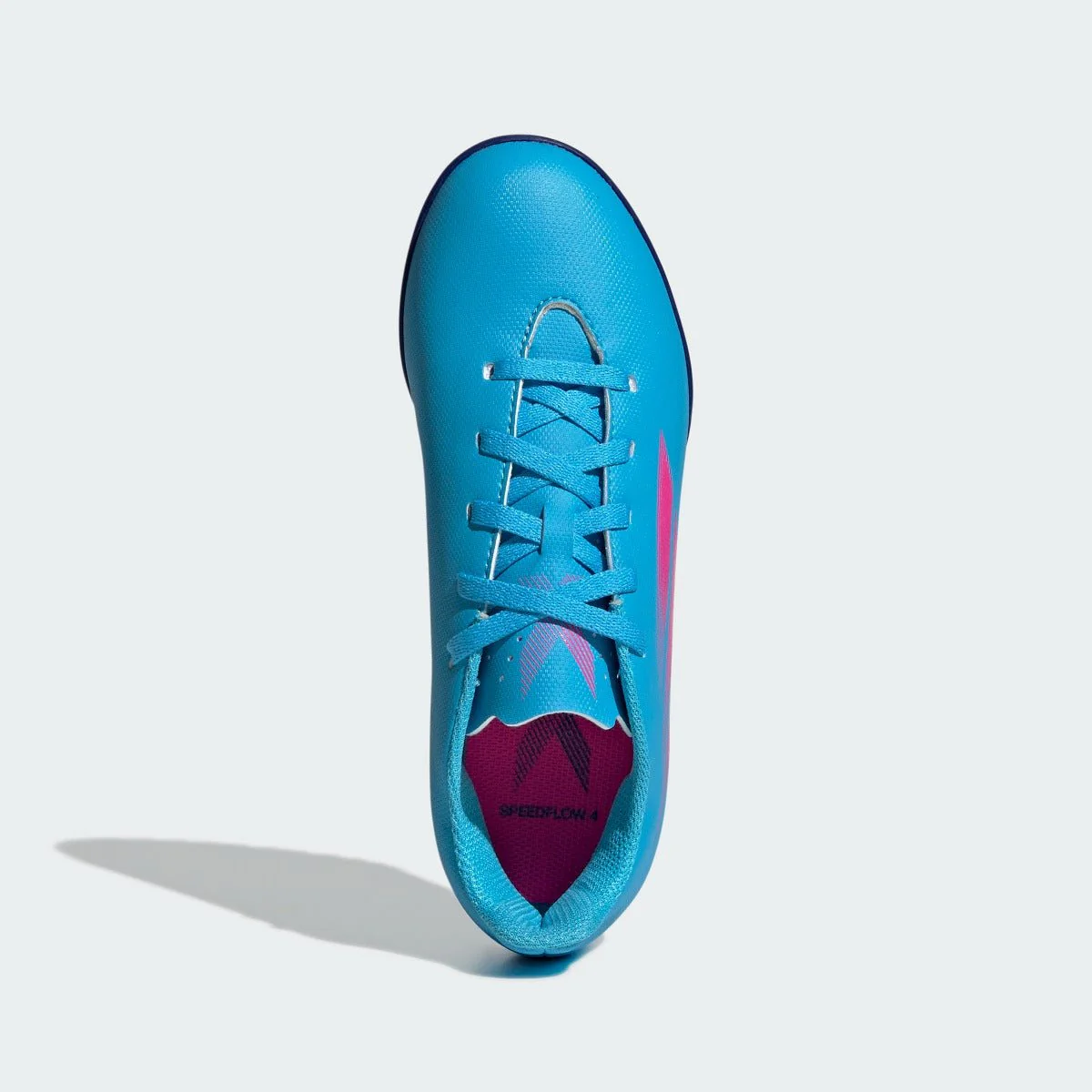 adidas Kids X Speedflow .4 Turf - Sky Rush-Shock Pink - Image 5