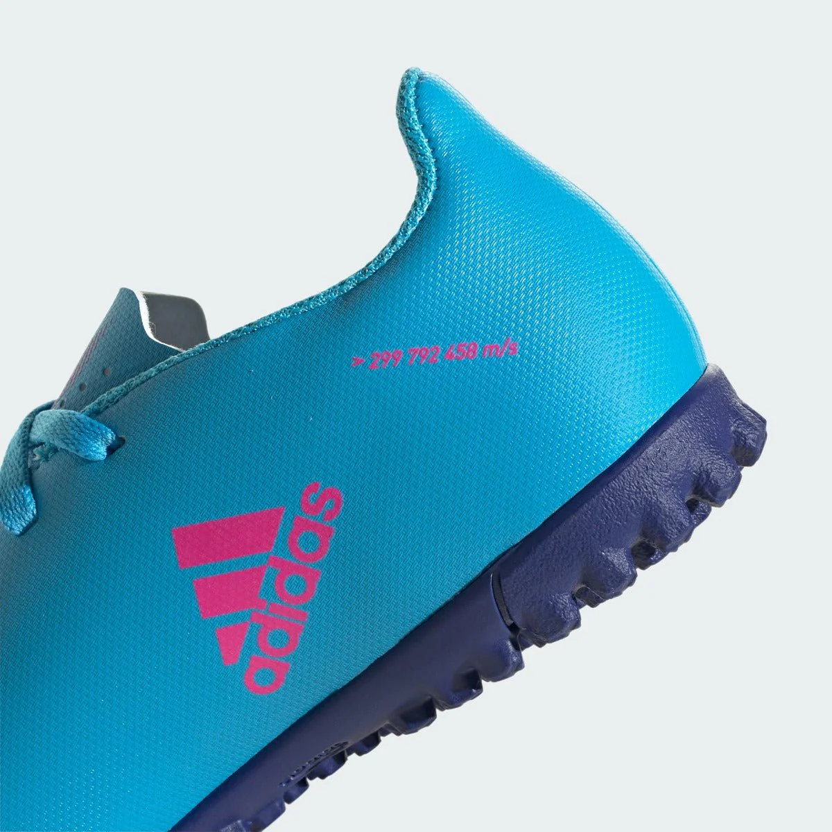 adidas Kids X Speedflow .4 Turf - Sky Rush-Shock Pink - Image 8