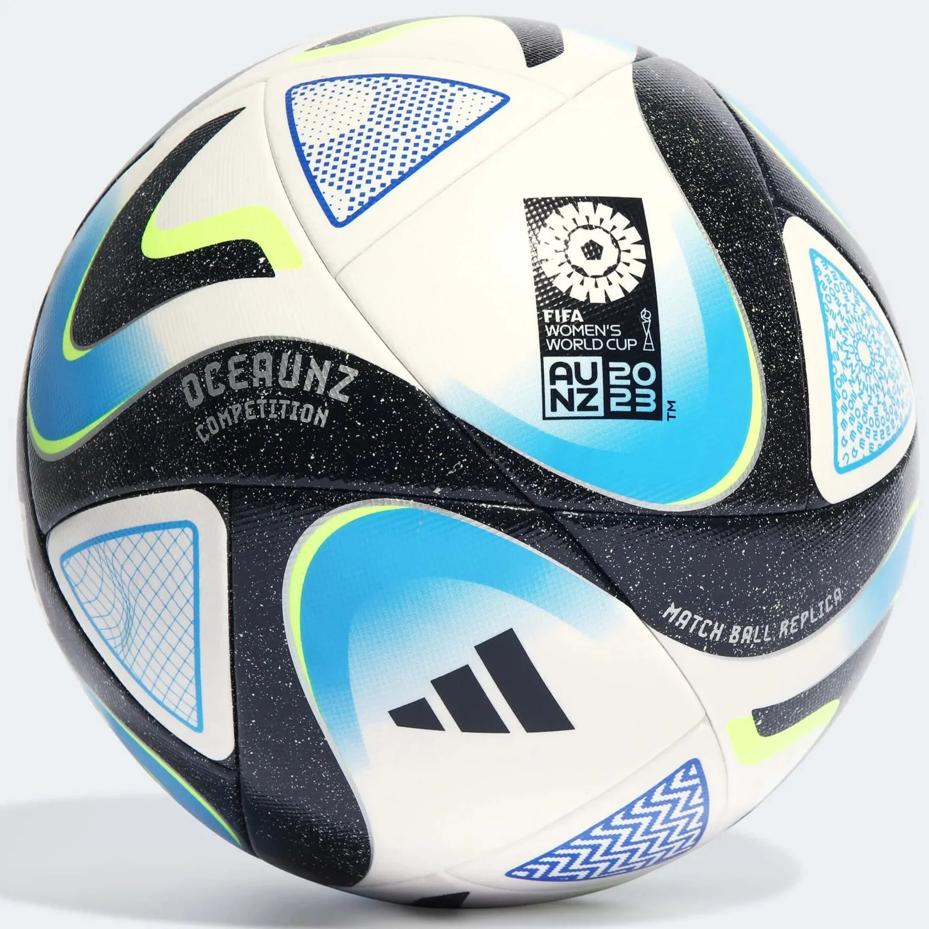 adidas Oceaunz Competition Ball - White-Black-Blue - Image 2