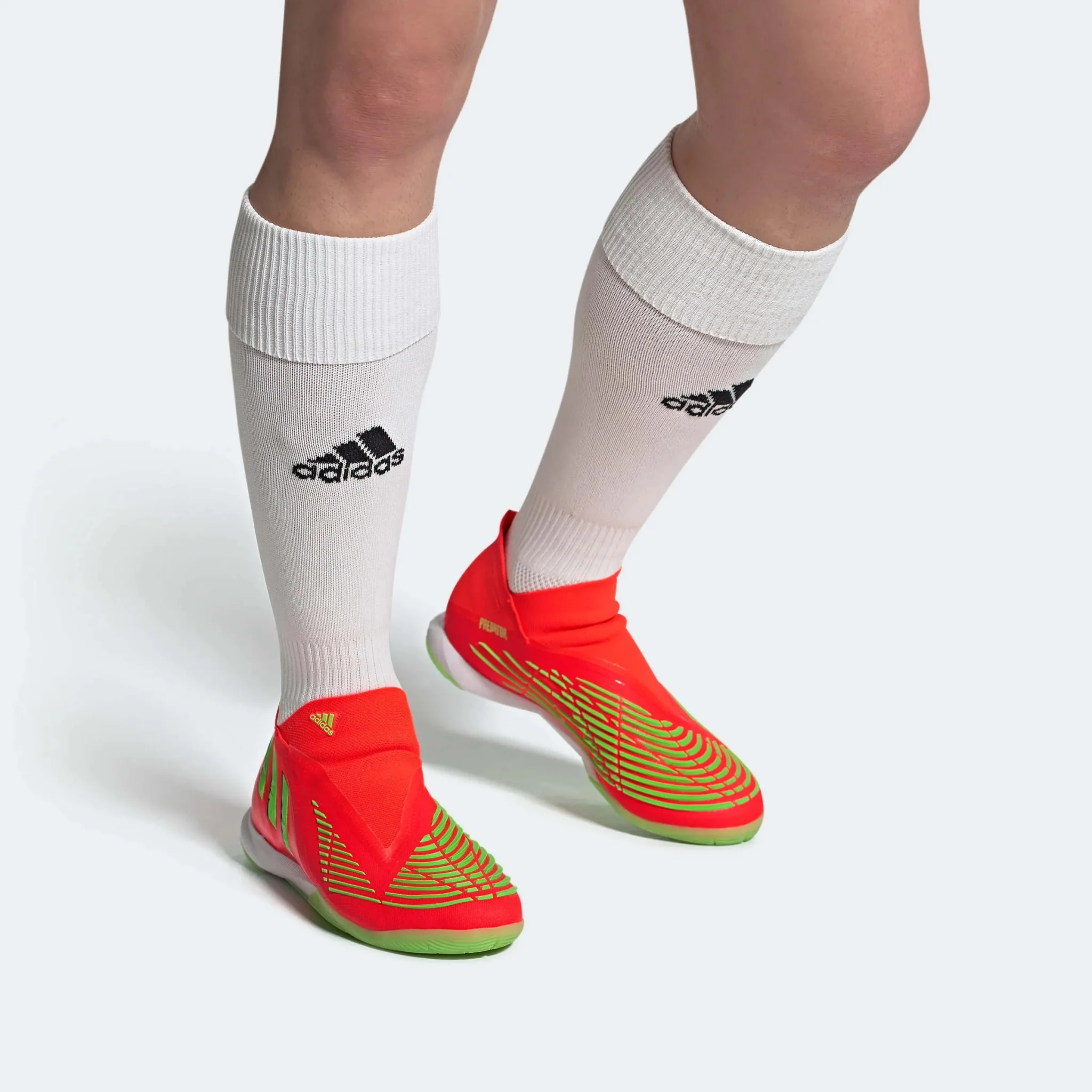 adidas Predator Edge .1 Indoor - Solar Red-Solar Green - Image 10