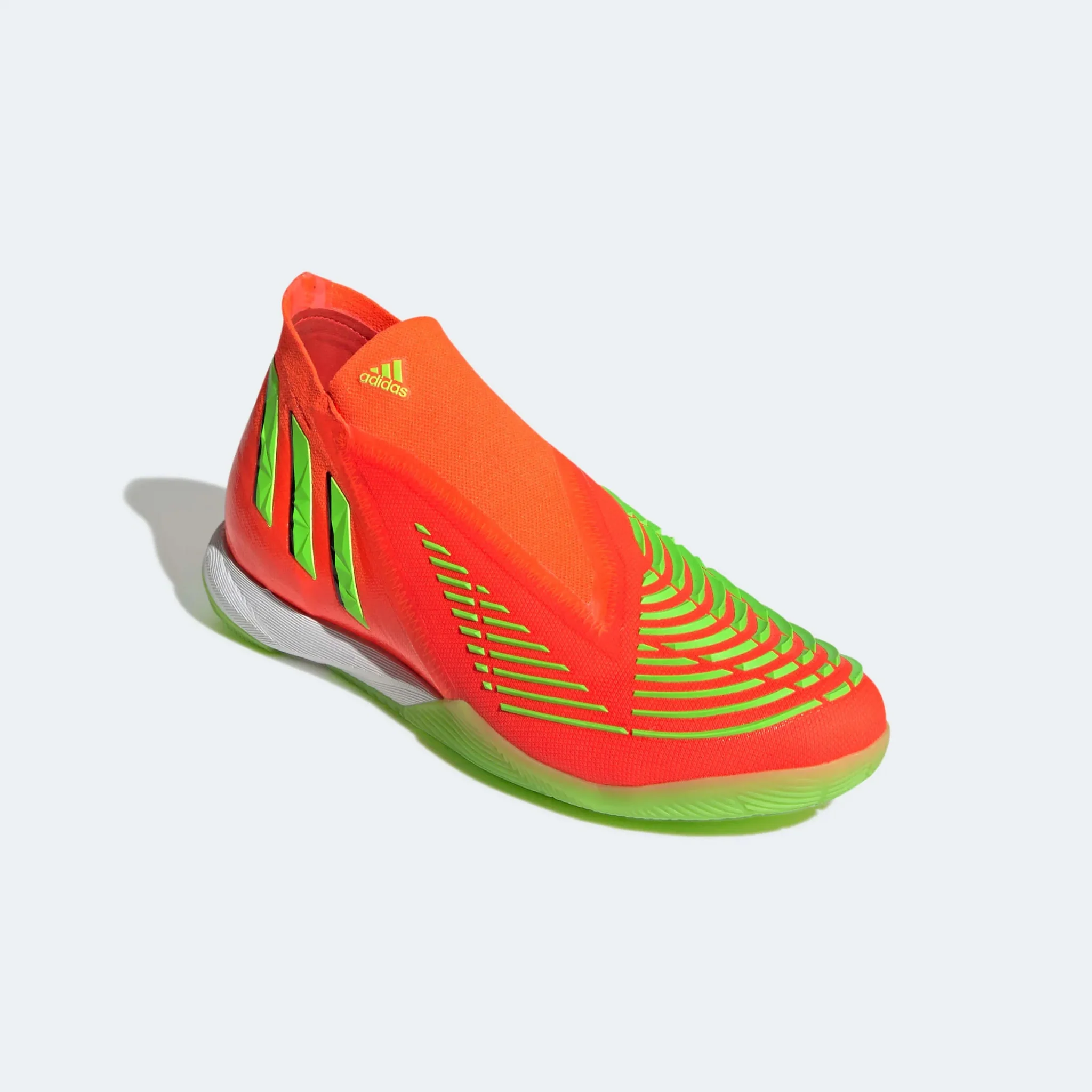 adidas Predator Edge .1 Indoor - Solar Red-Solar Green - Image 3