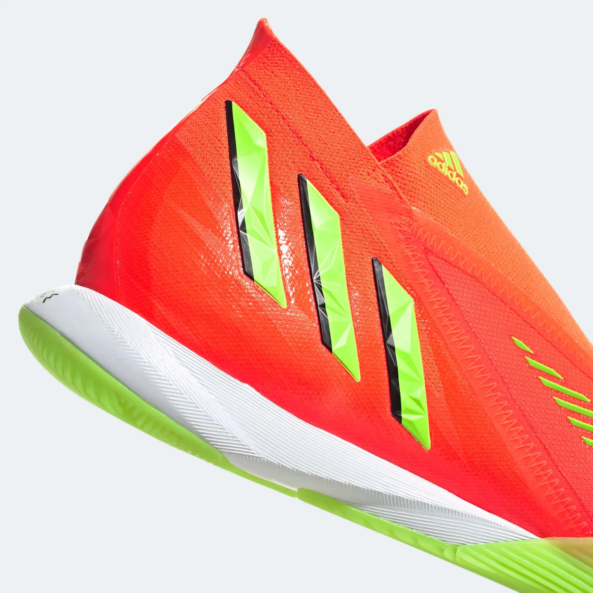 adidas Predator Edge .1 Indoor - Solar Red-Solar Green - Image 9