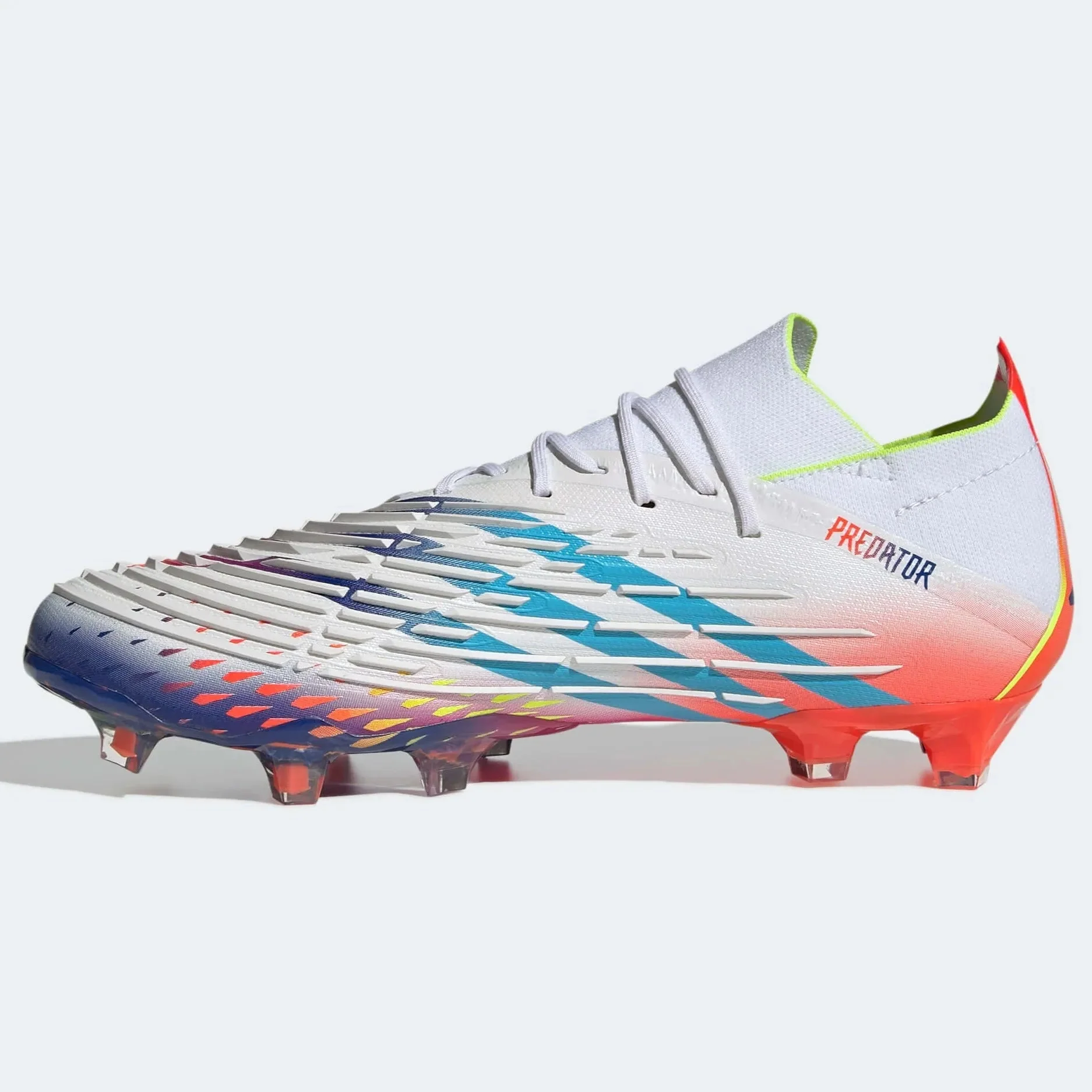 adidas Predator Edge.1 L FG - White-Yellow-Blue - Image 2