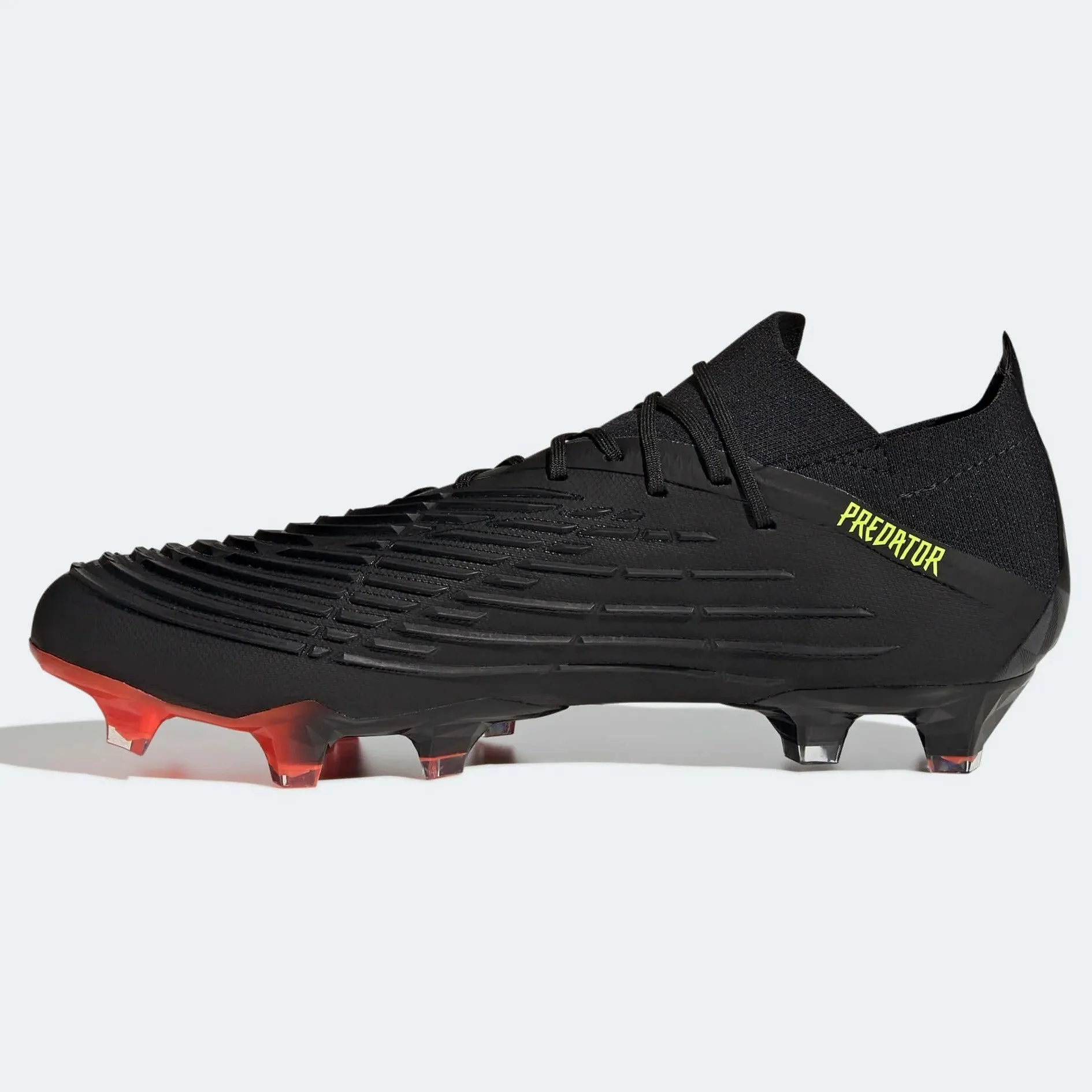 adidas Predator Edge .1 Low FG - Black-Solar Yellow - Image 2
