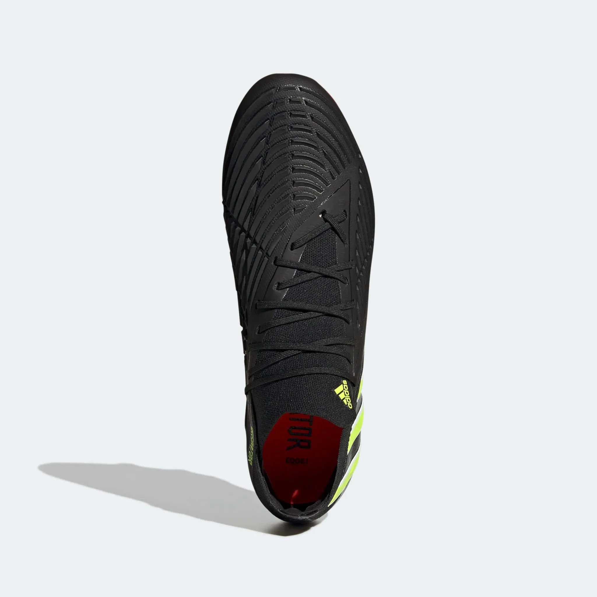 adidas Predator Edge .1 Low FG - Black-Solar Yellow - Image 4