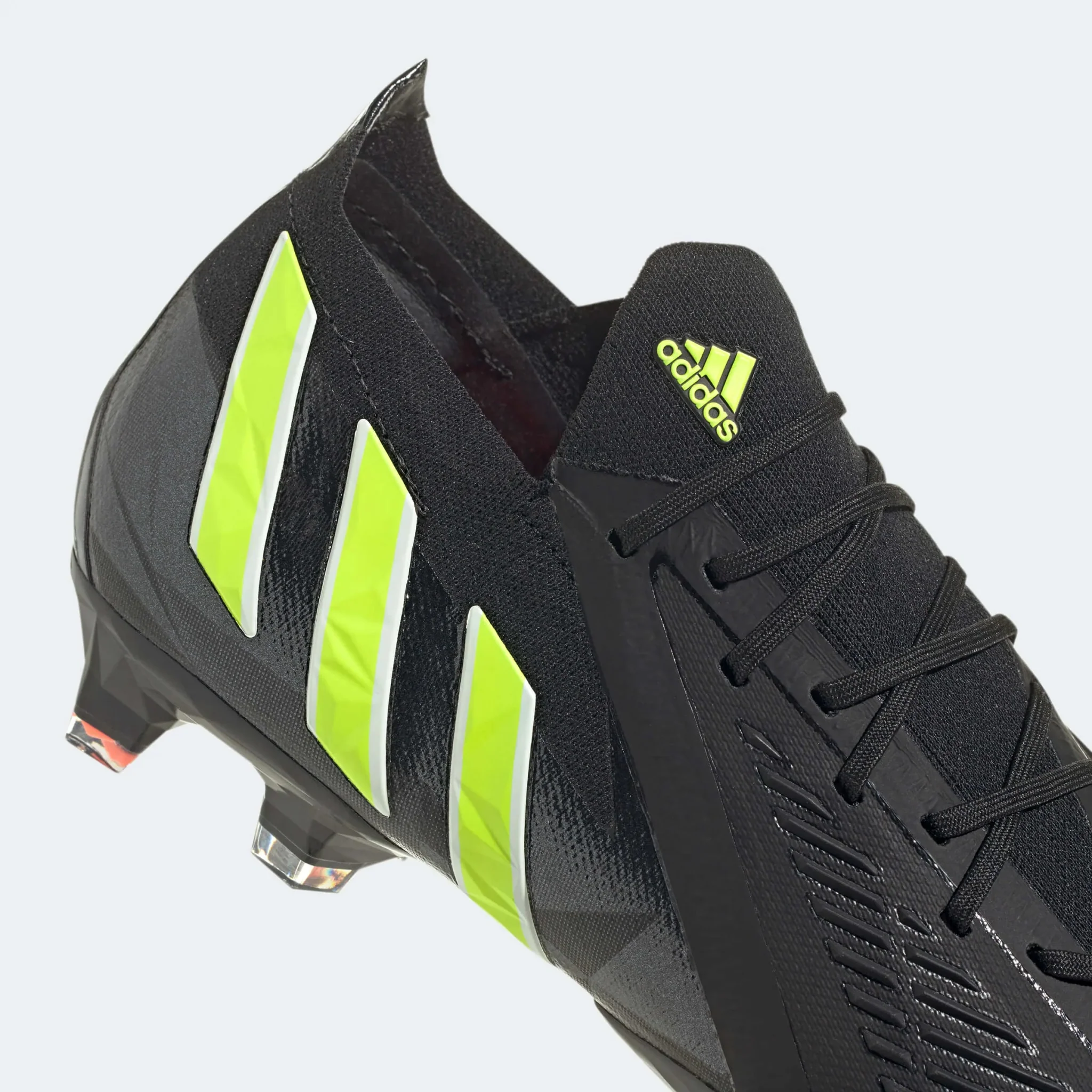 adidas Predator Edge .1 Low FG - Black-Solar Yellow - Image 7