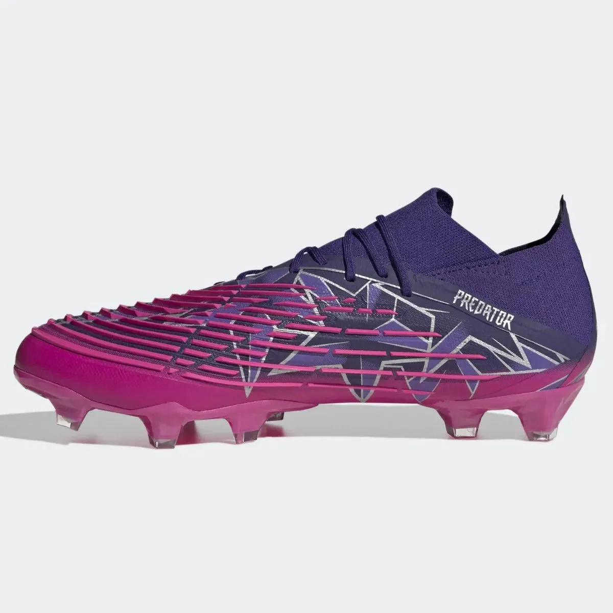 adidas Predator Edge .1 Low FG - Purple-Silver-Pink - Image 2