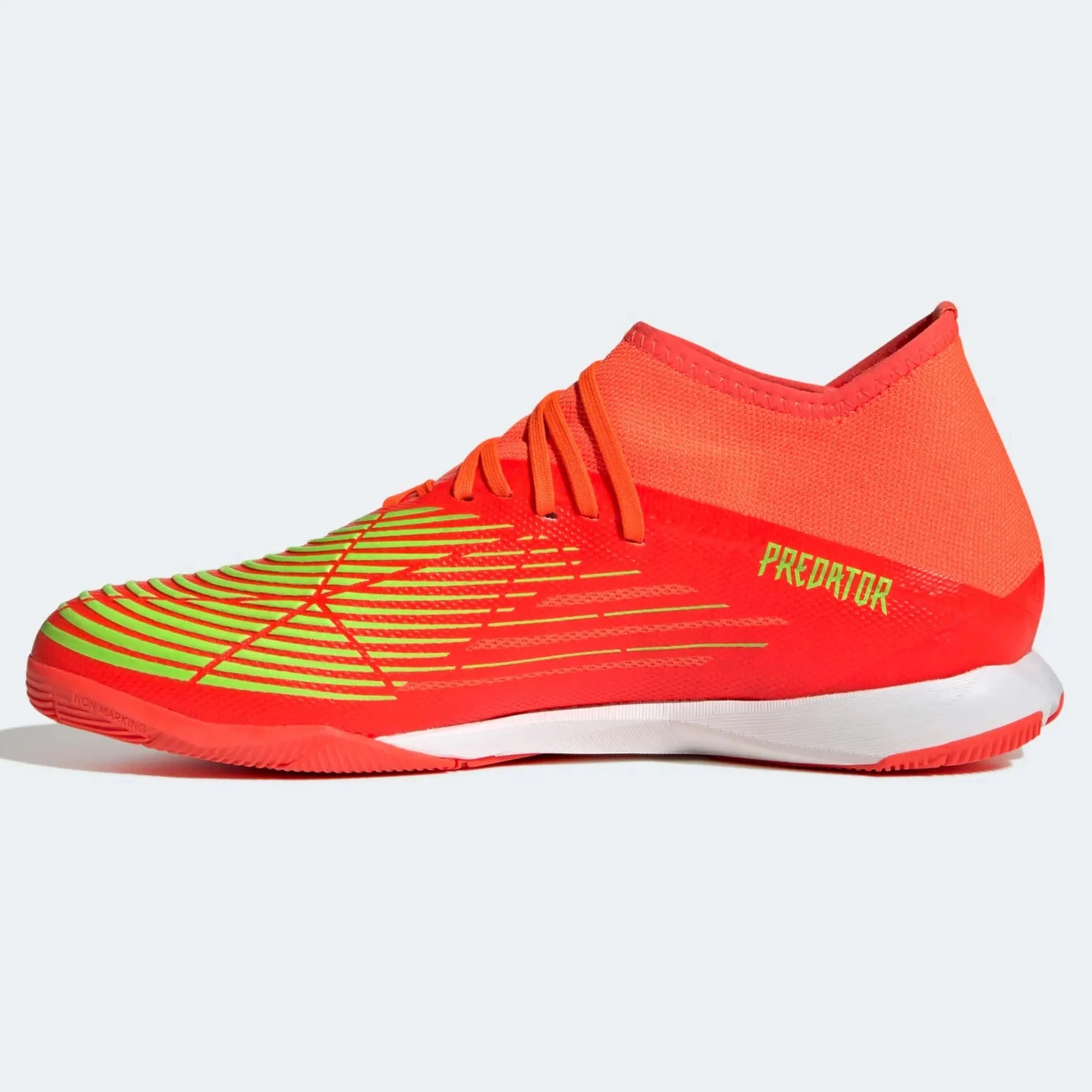adidas Predator Edge .3 Indoor - Solar Red-Solar Green - Image 2