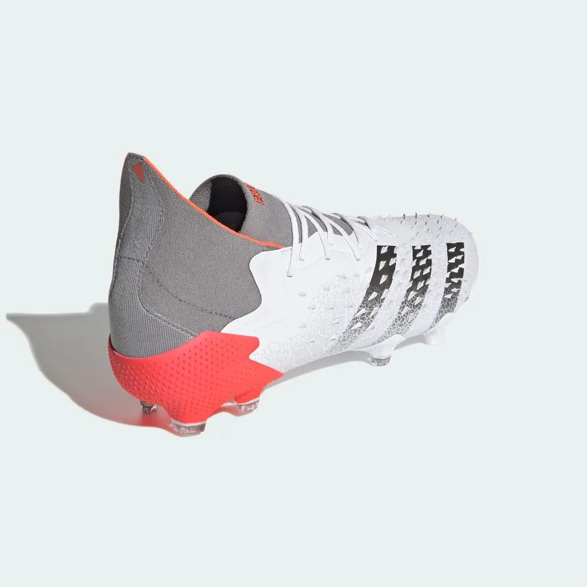 Adidas Predator Freak .1 FG -White-Iron Metallic - Image 4