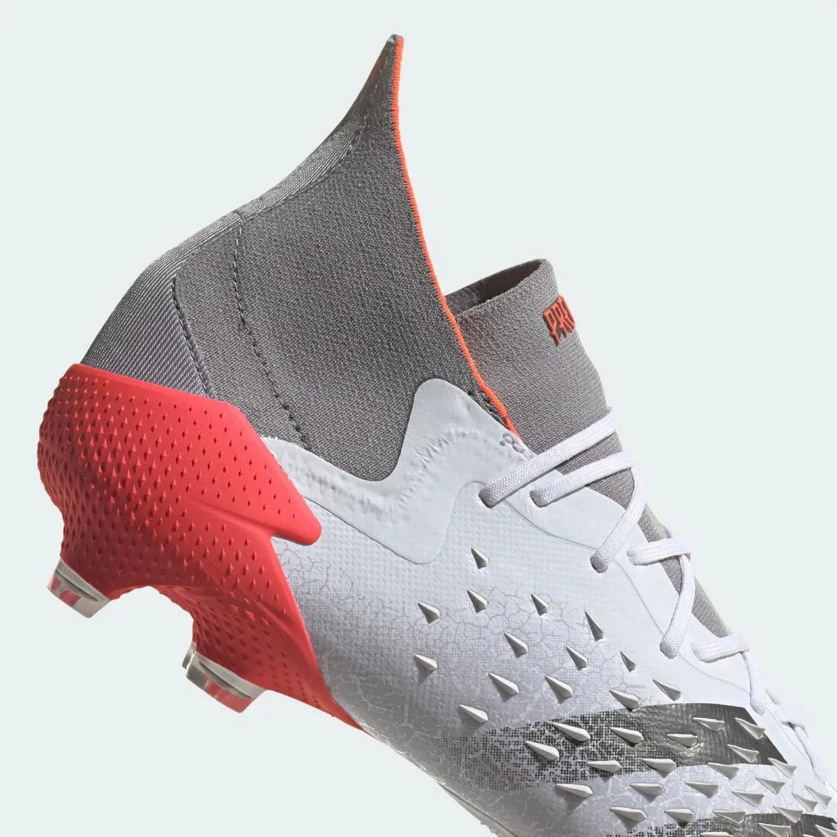 Adidas Predator Freak .1 FG -White-Iron Metallic - Image 8