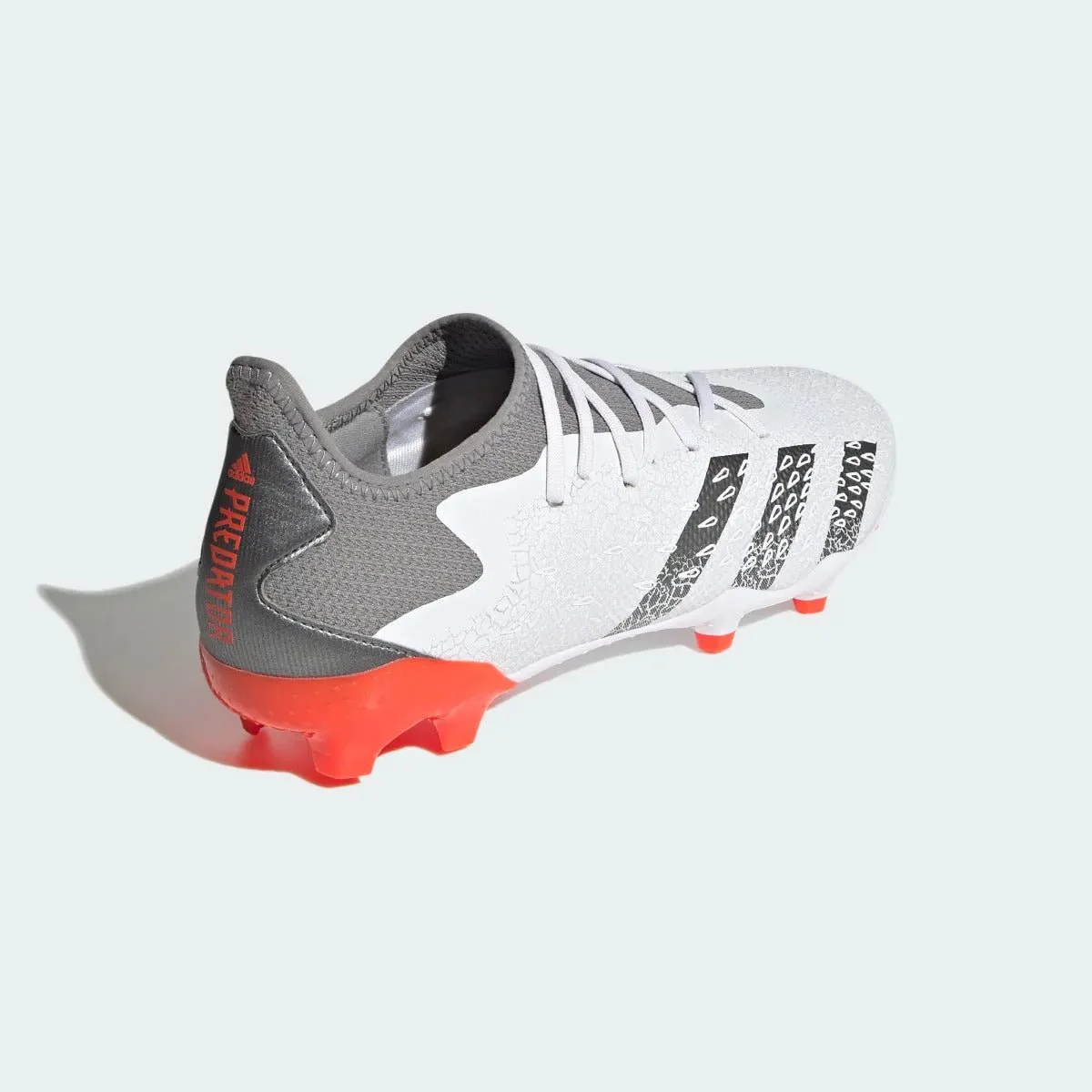 Adidas Predator Freak .3 LOW FG - White-Iron Metallic - Image 4
