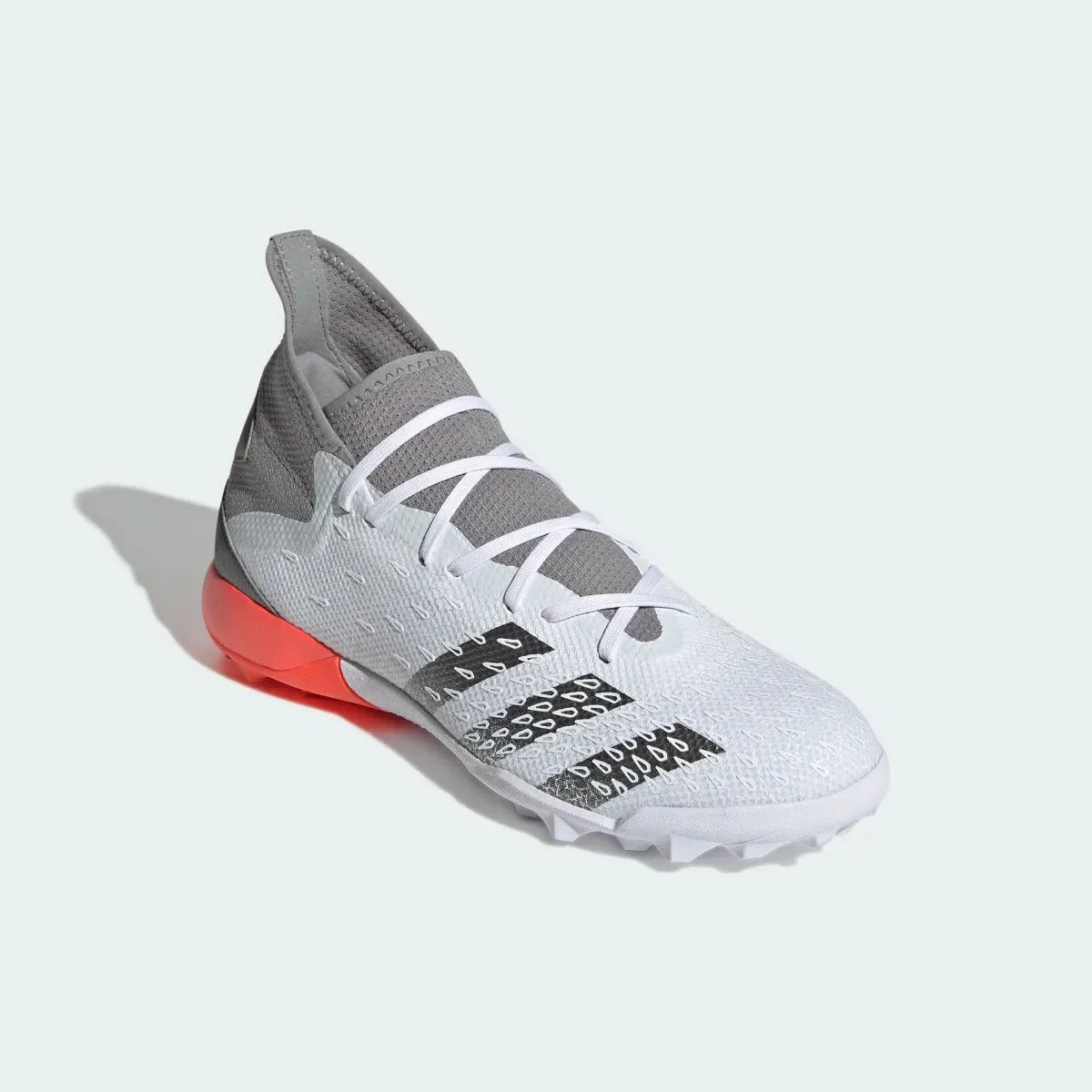 Adidas Predator Freak .3 TF - White-Iron Metallic - Image 3