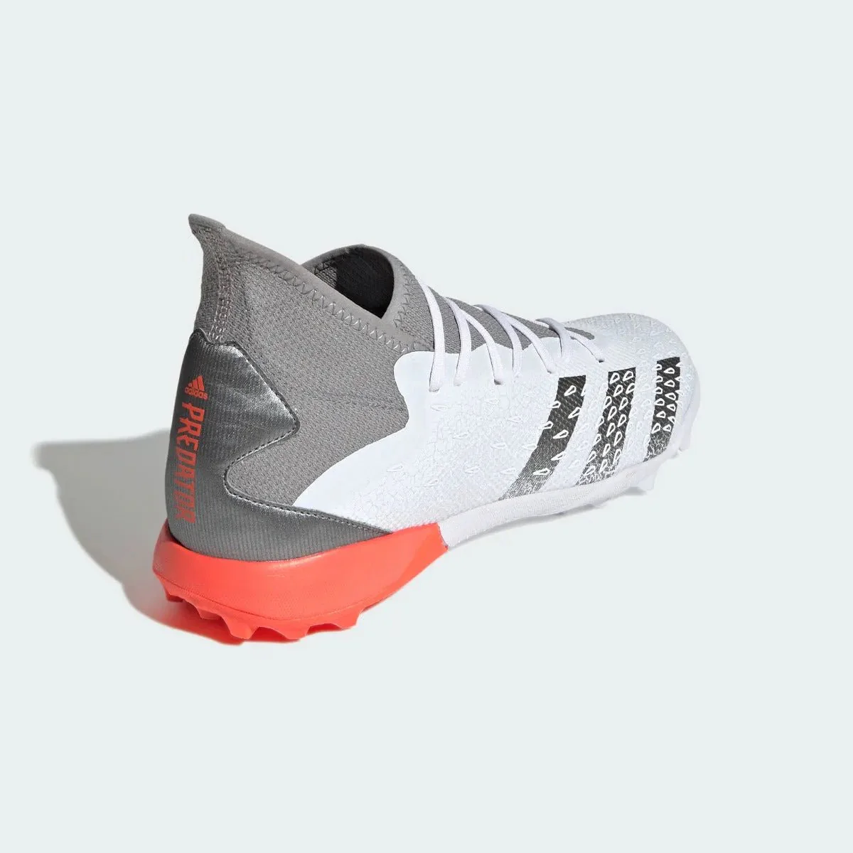 Adidas Predator Freak .3 TF - White-Iron Metallic - Image 4