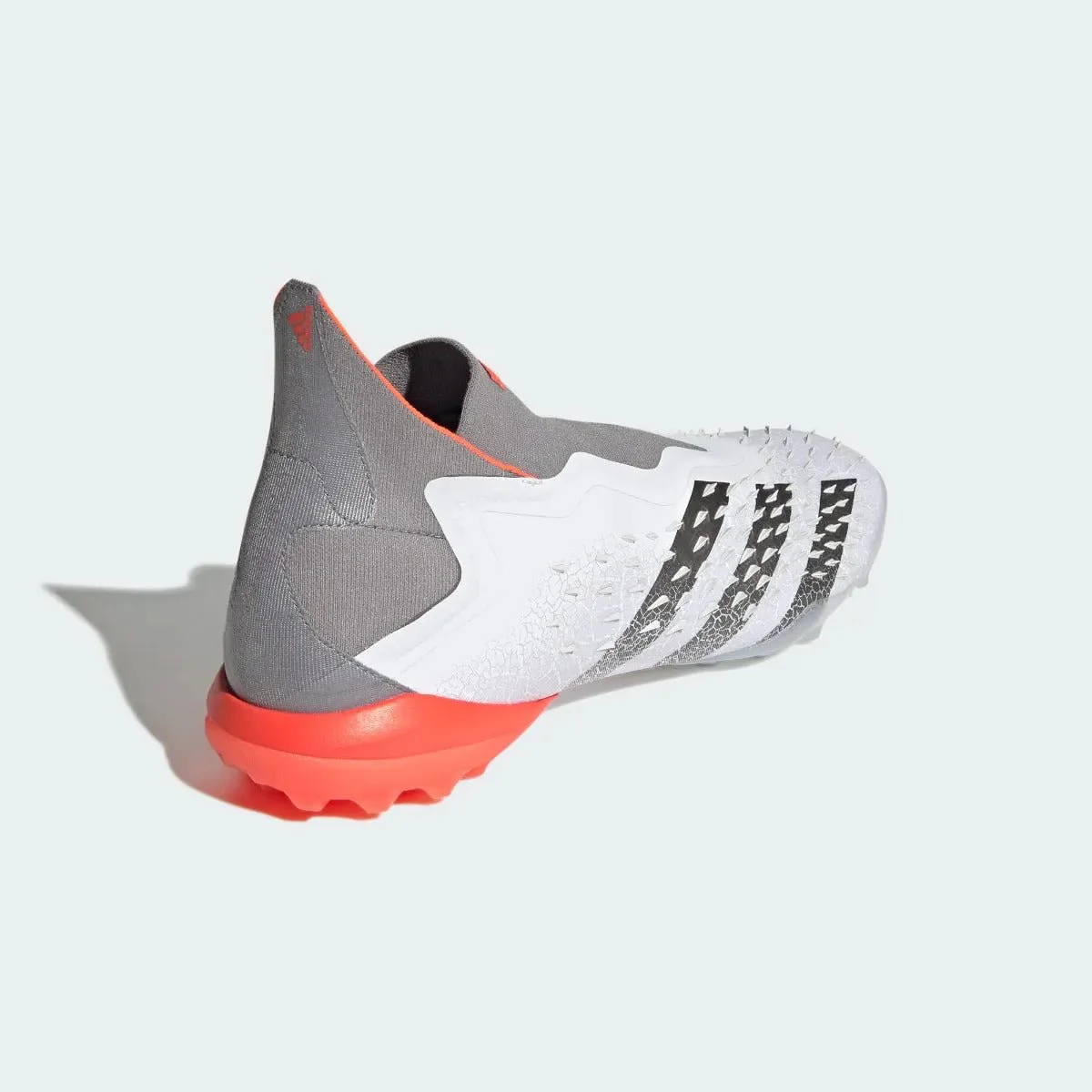Adidas Predator Freak + TF - White-Iron Metallic - Image 4