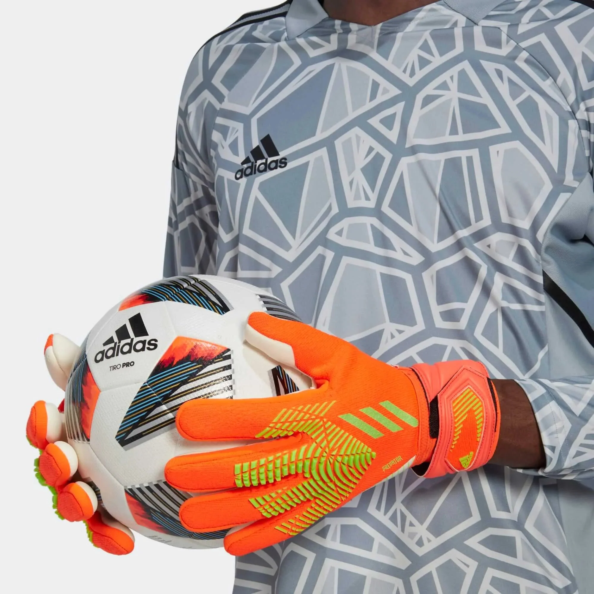 adidas Predator GL League Goalkeeper Glove Solar Red - Image 7