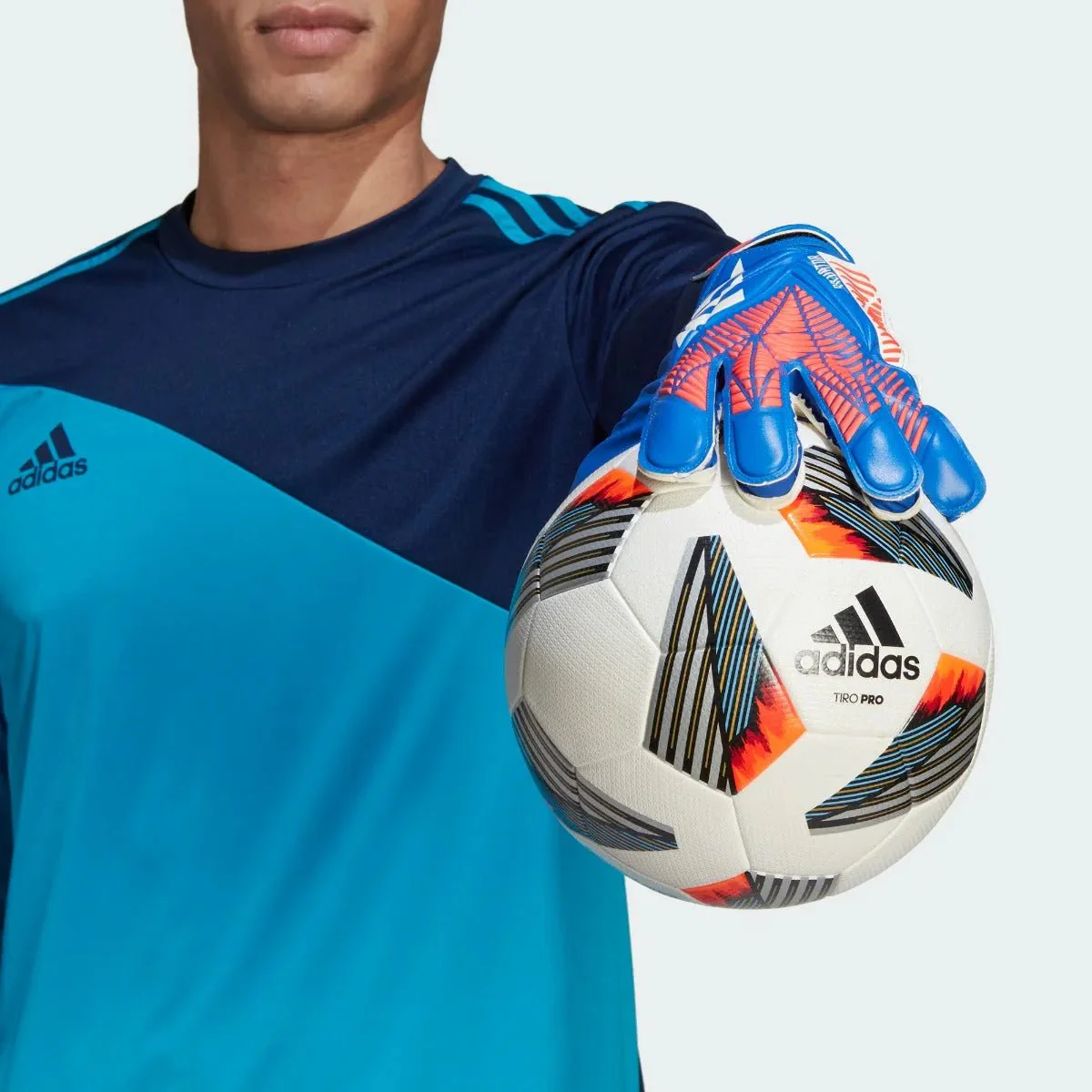 adidas Predator GL Training Gloves - Hi Res Blue-Turbo - Image 5