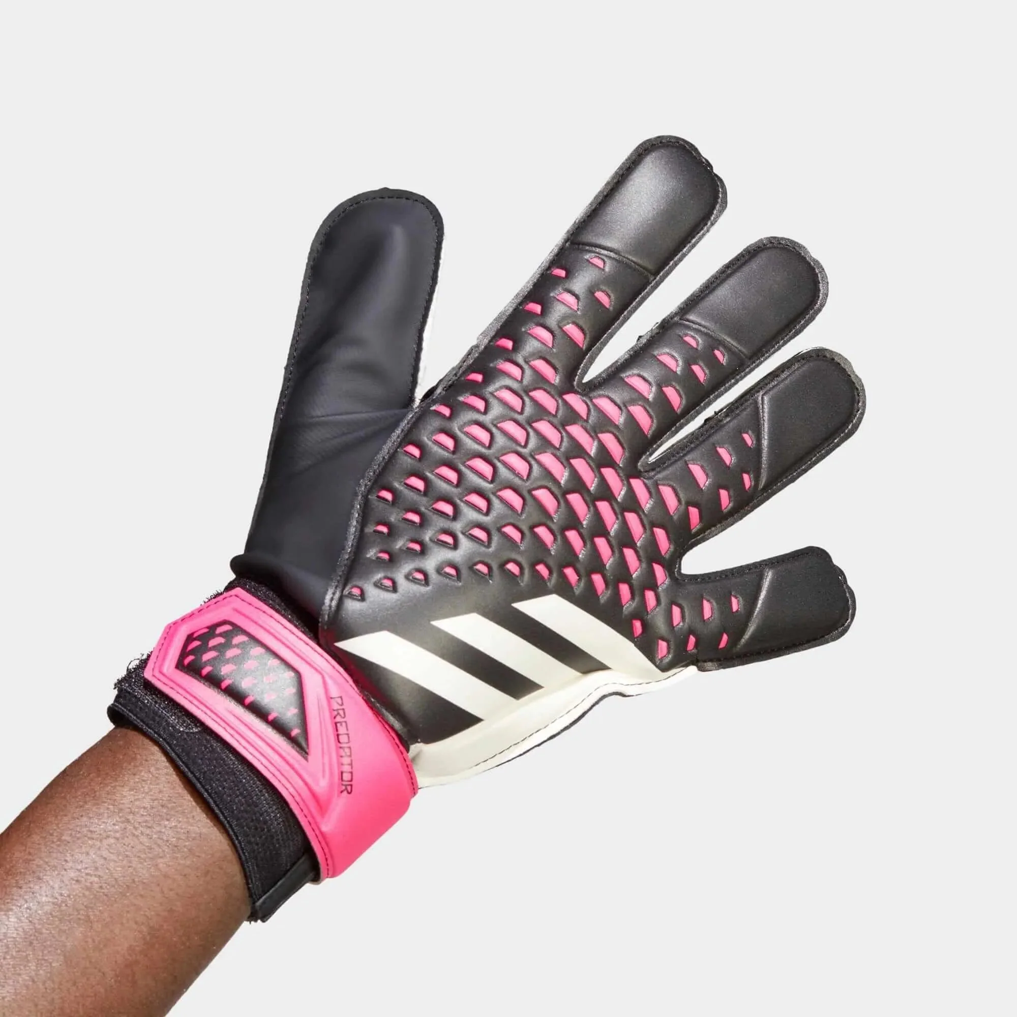 adidas Predator GL Training Goalkeeper Gloves - Black-White-Pink